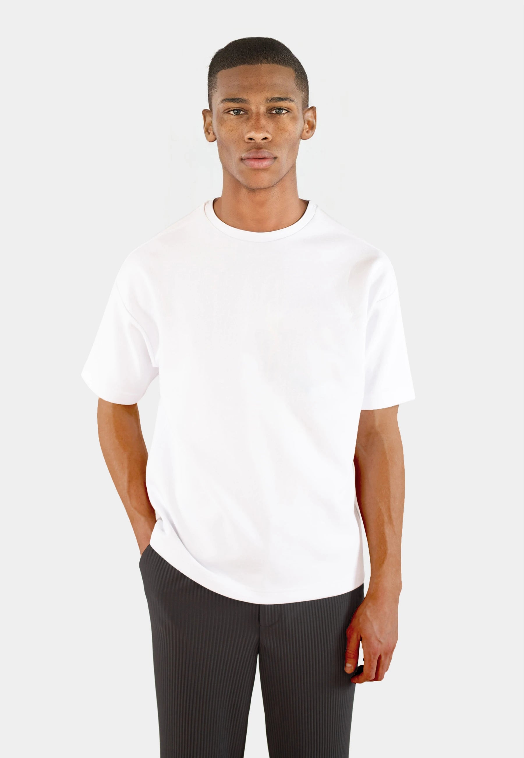 Noel boxy tshirt - White