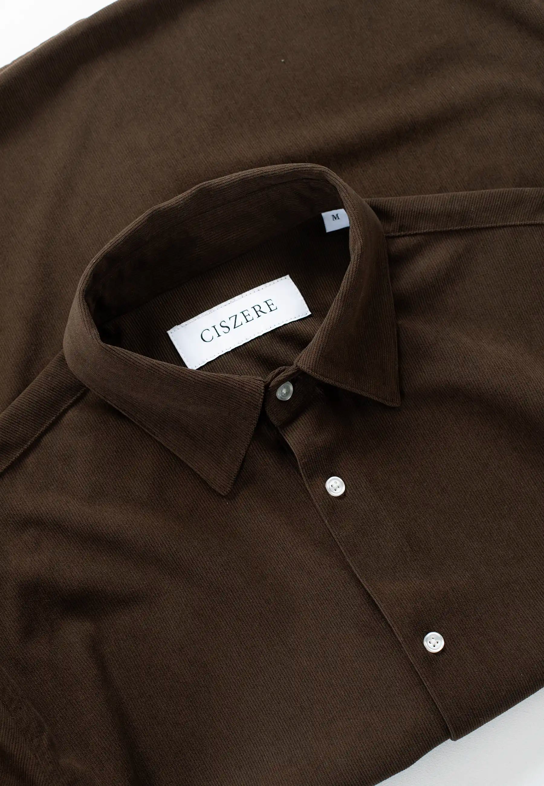 Walker cord shirt - Dark Brown