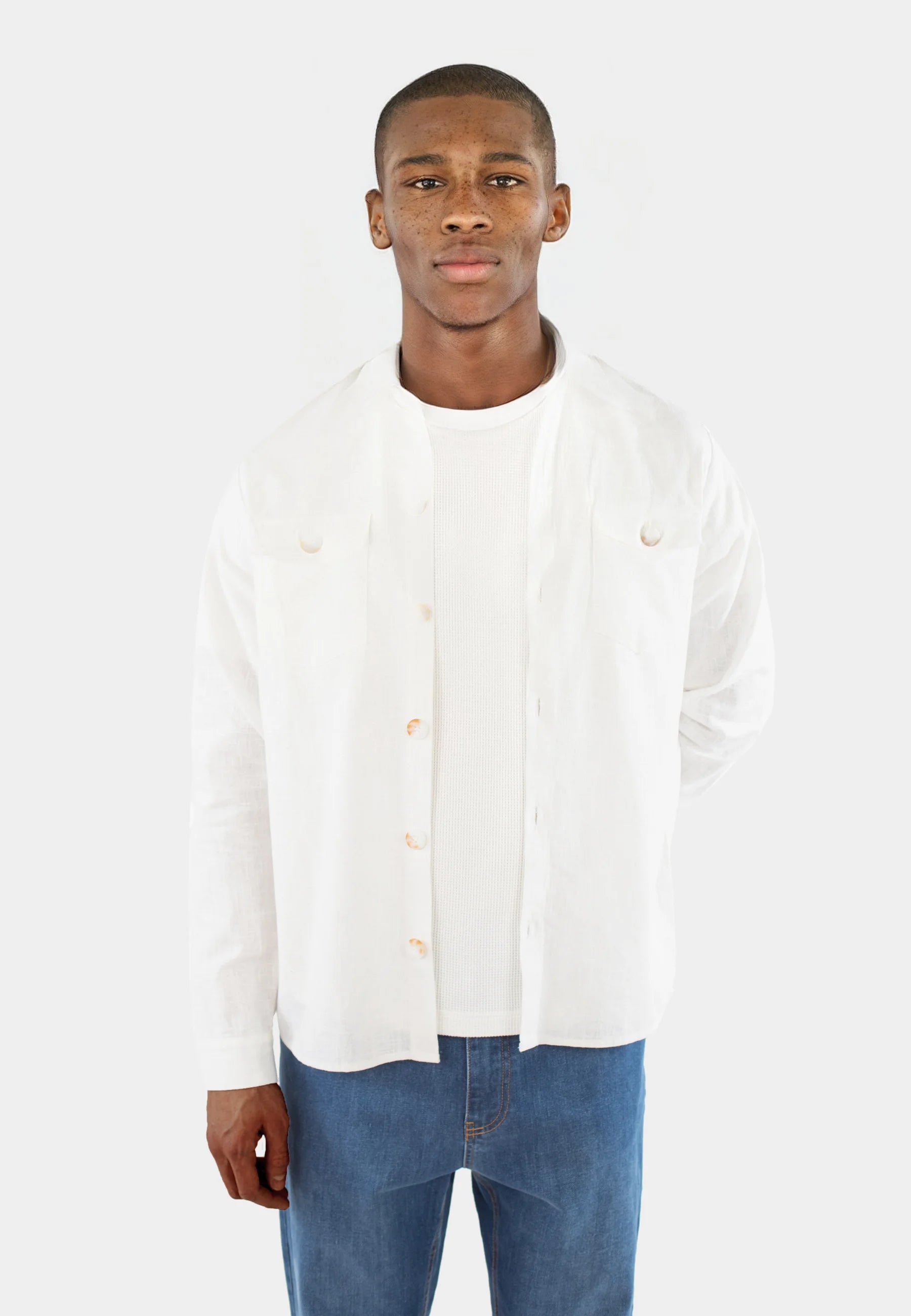 Linen set - White