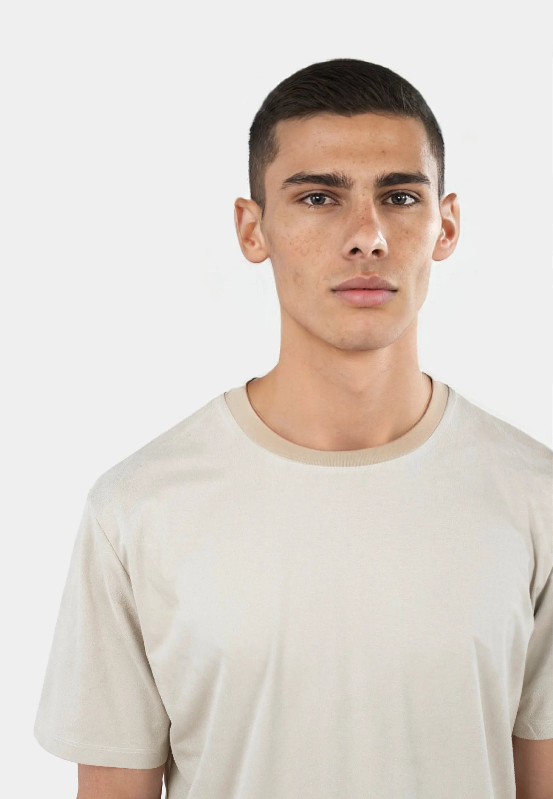 Jai faux suede t-shirt - Beige
