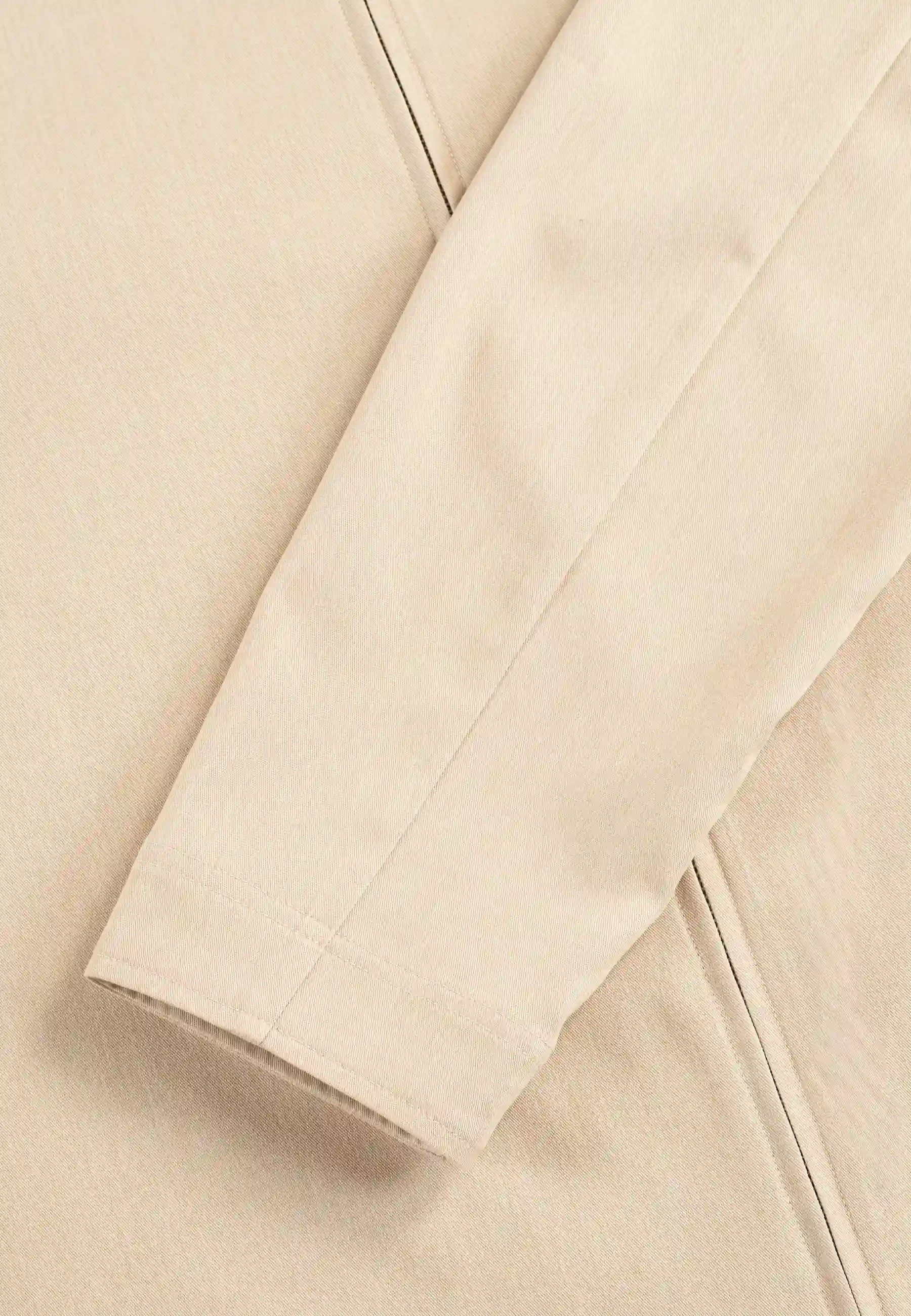 Evander suit zip overshirt - Beige