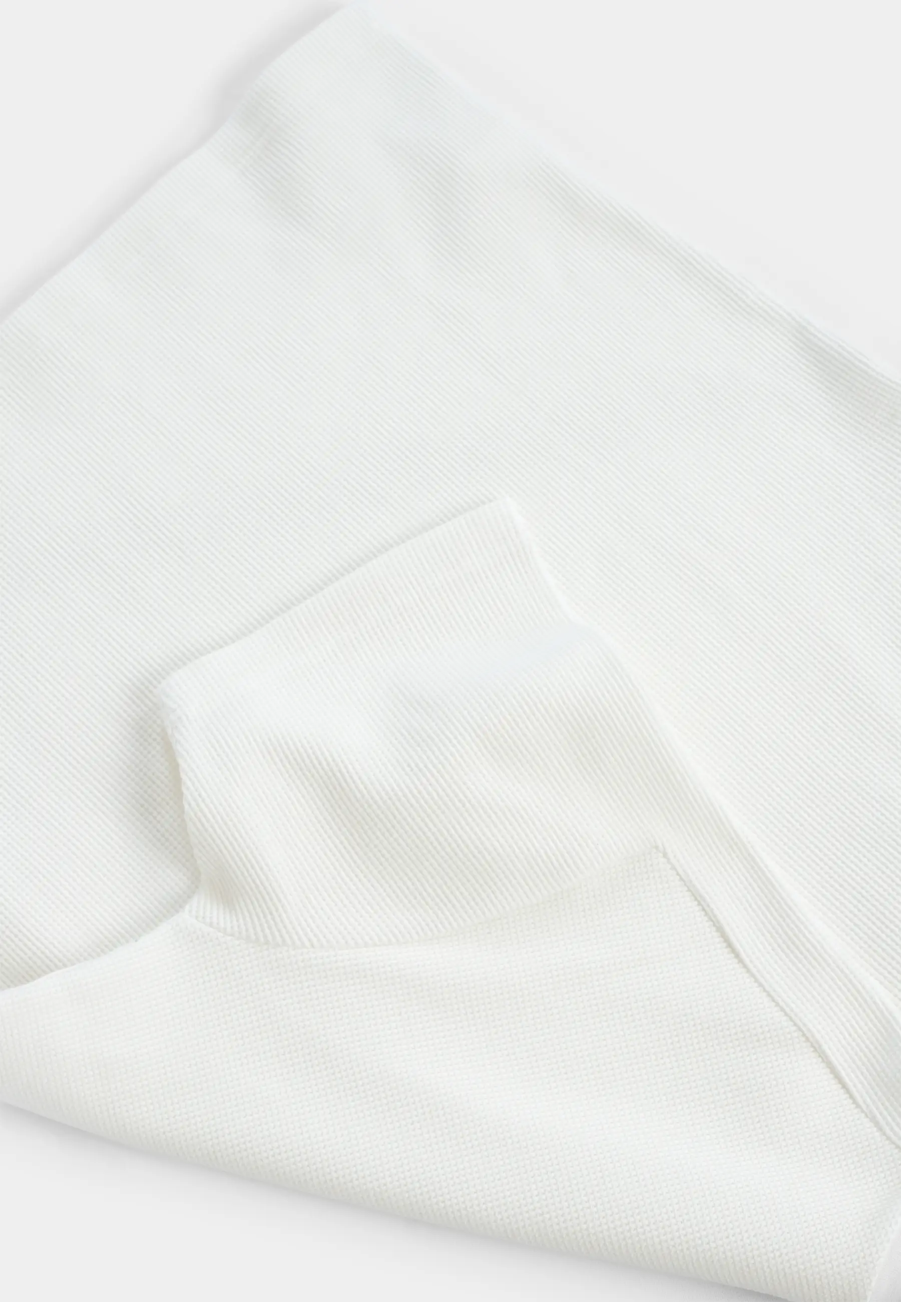 Franklin waffle t-shirt - Vit