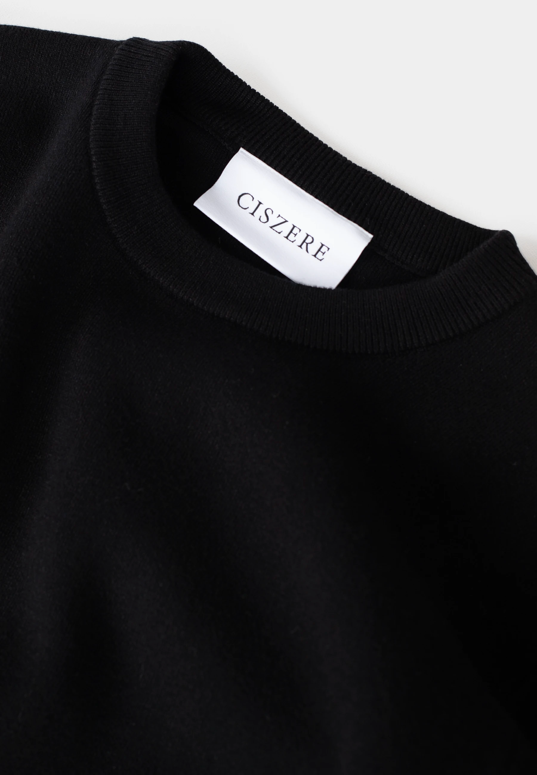Clark knitted crewneck- Black