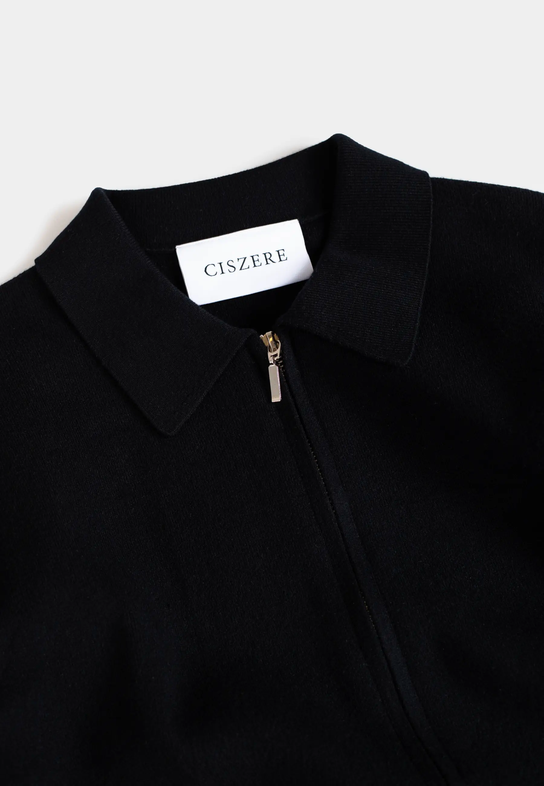 Colby knitted full zip - Black
