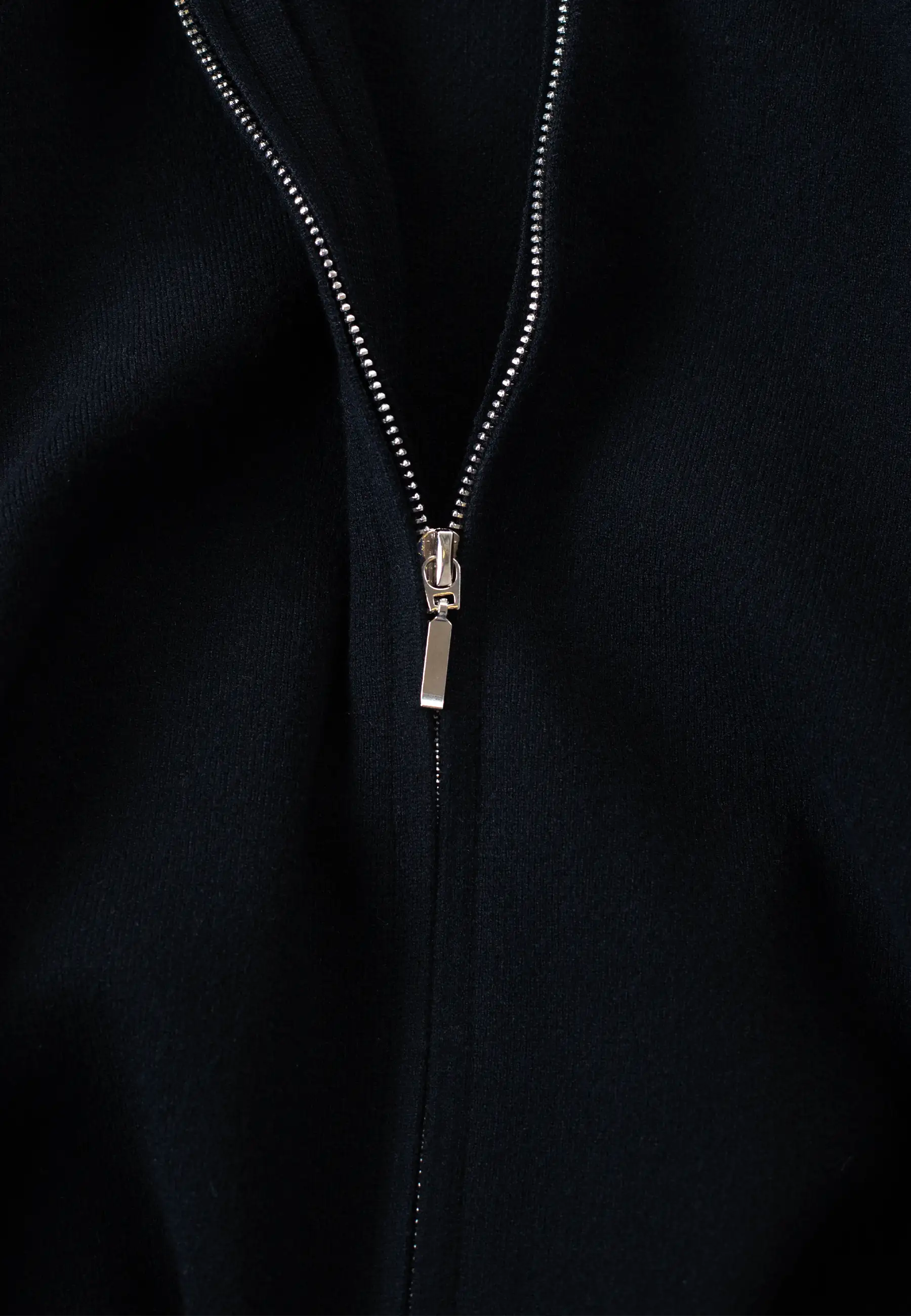 Colby knitted full zip - Black
