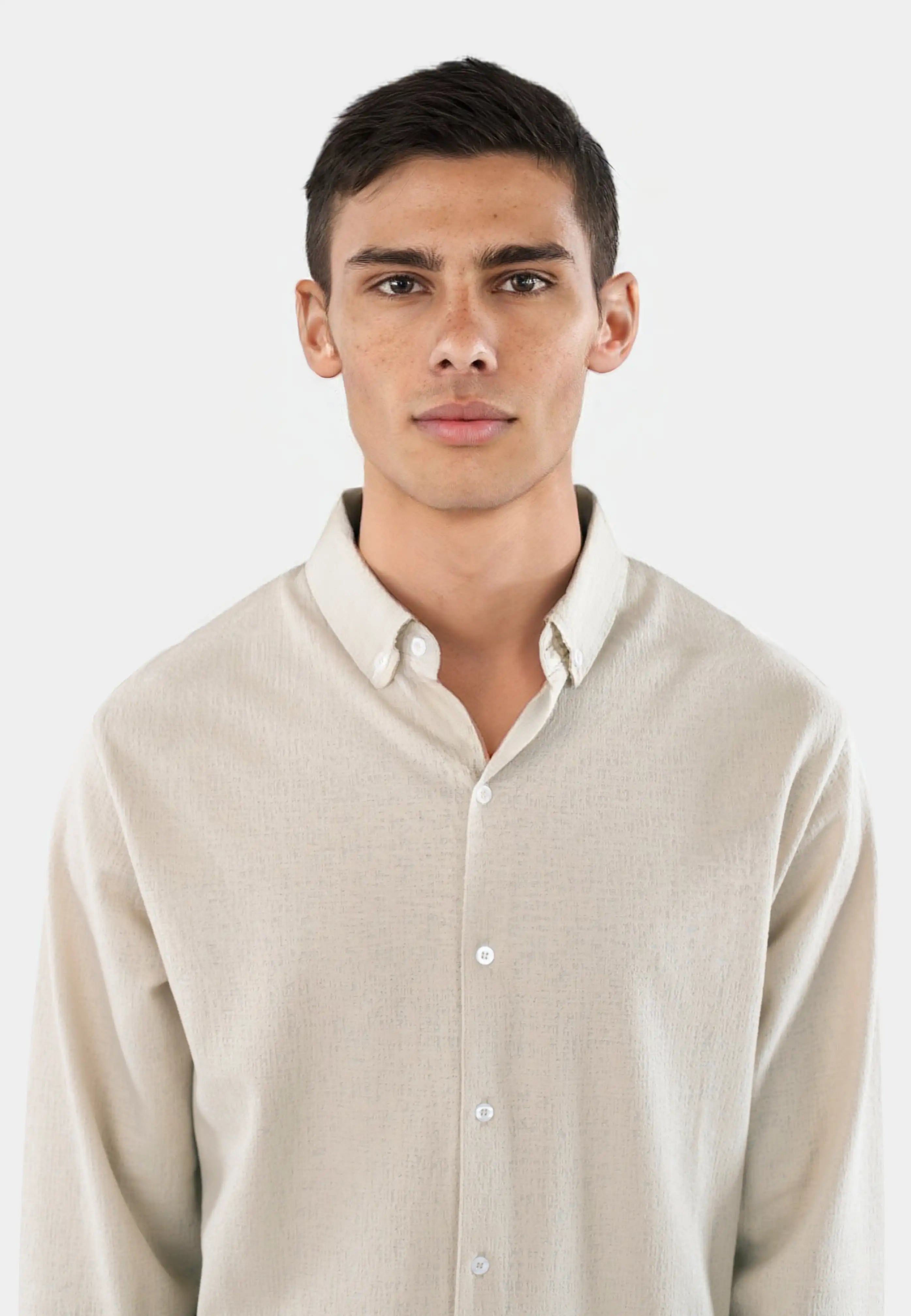 Jesse jacquard shirt - Beige