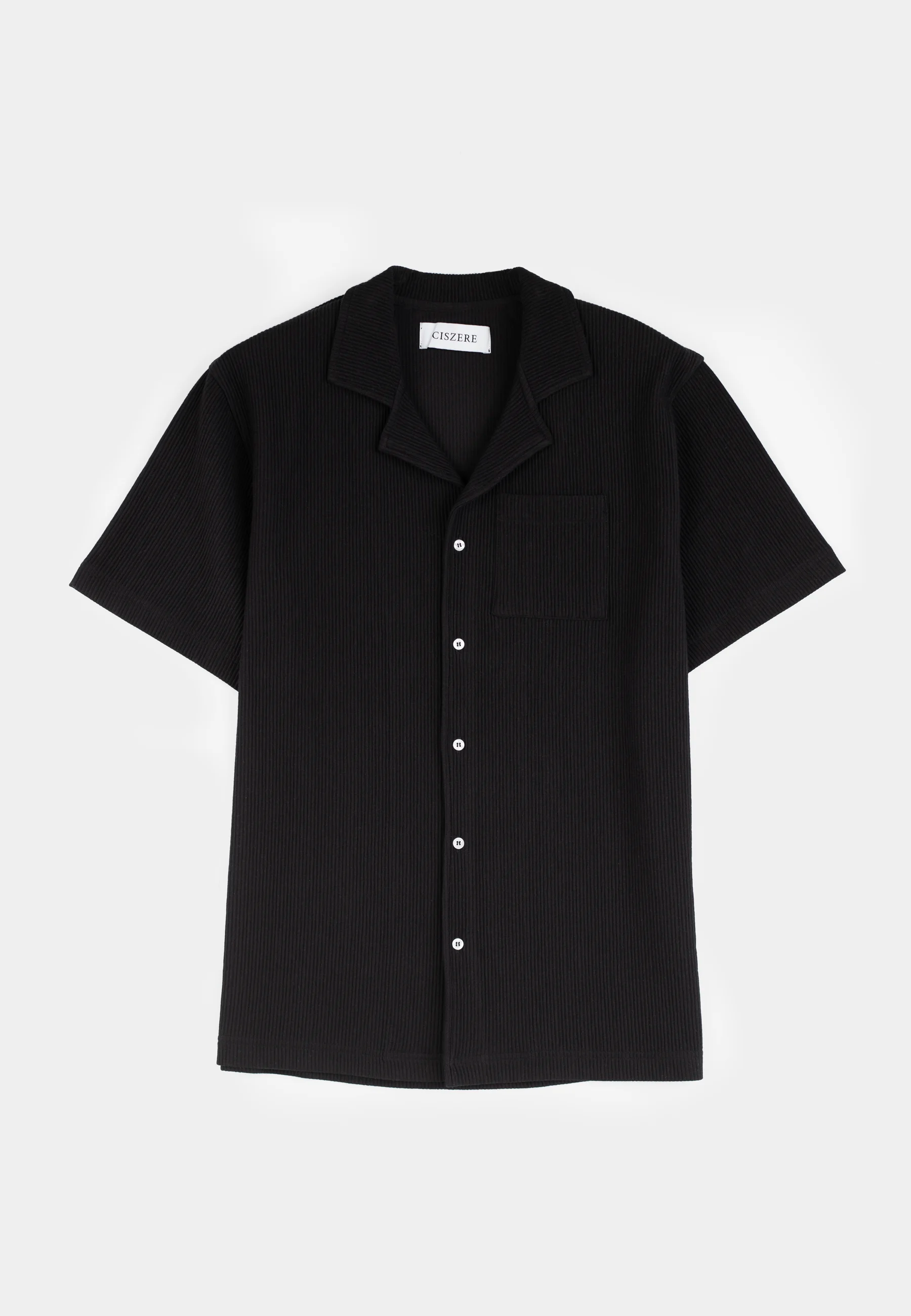 Jack plisse shirt - Black