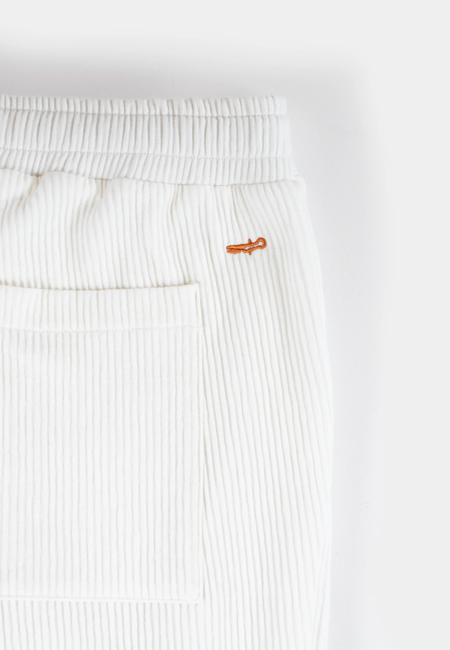 Mian plisse shorts - White