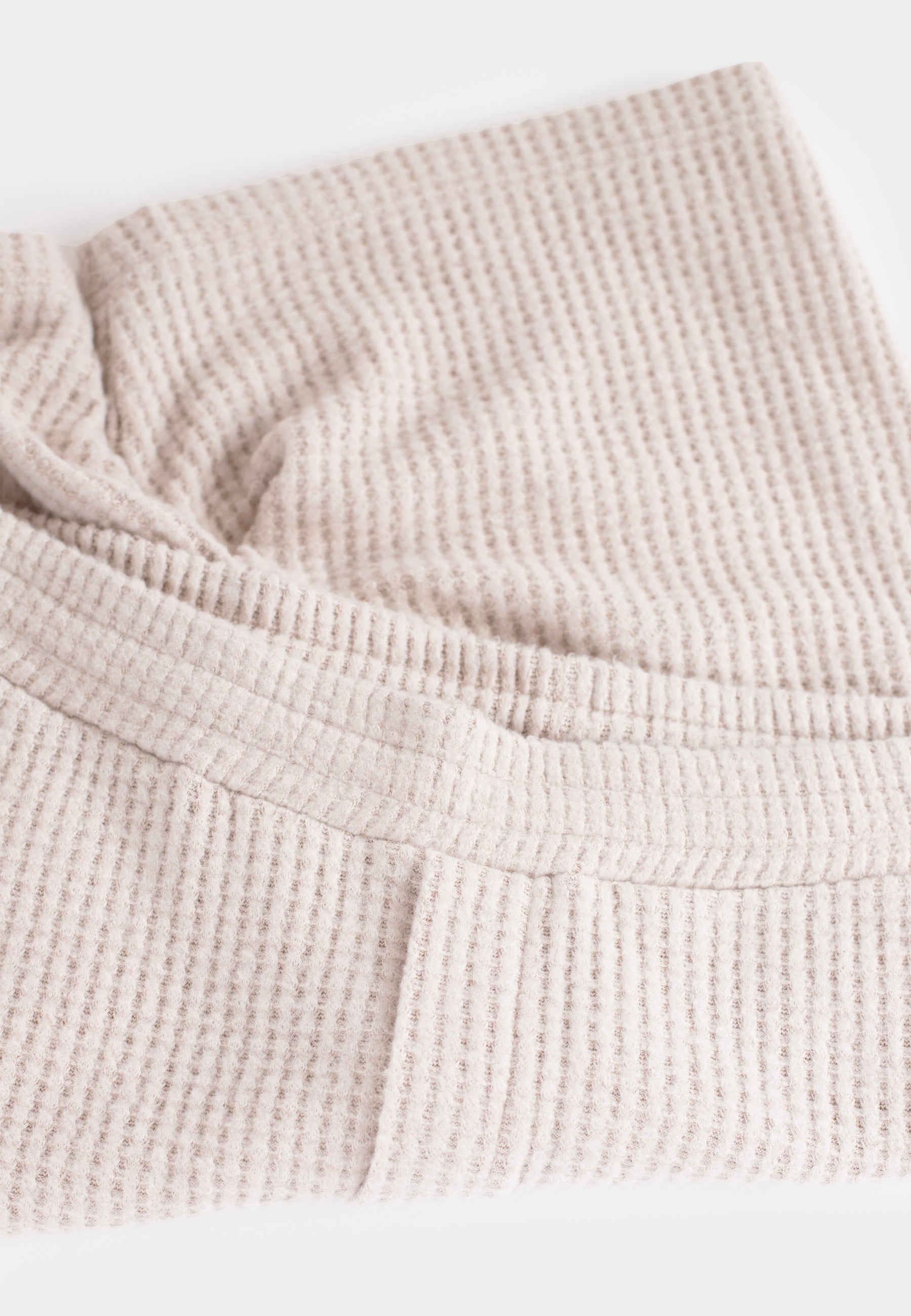 Knitted short set - Oyster