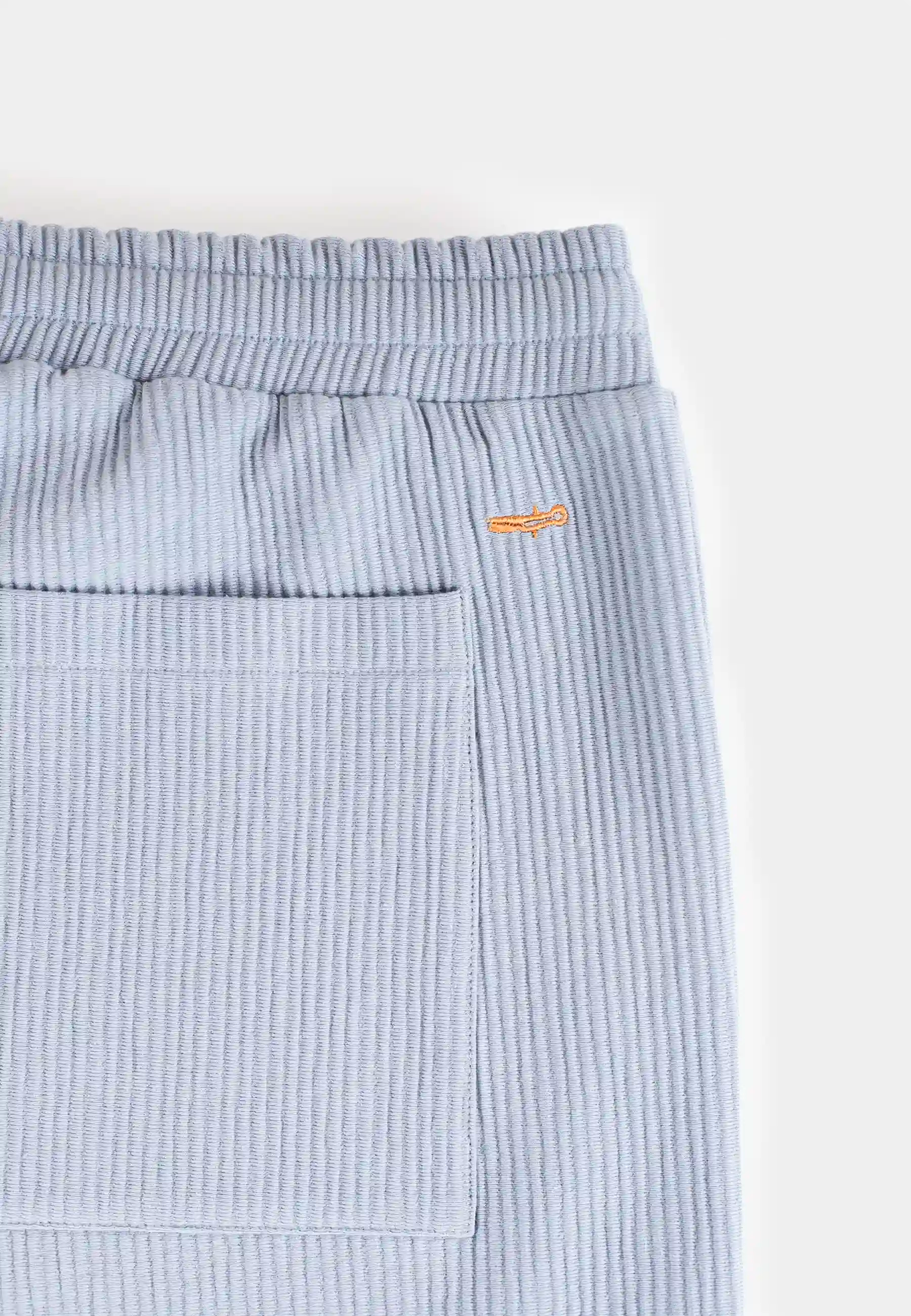 Mian plisse shorts - Light blue