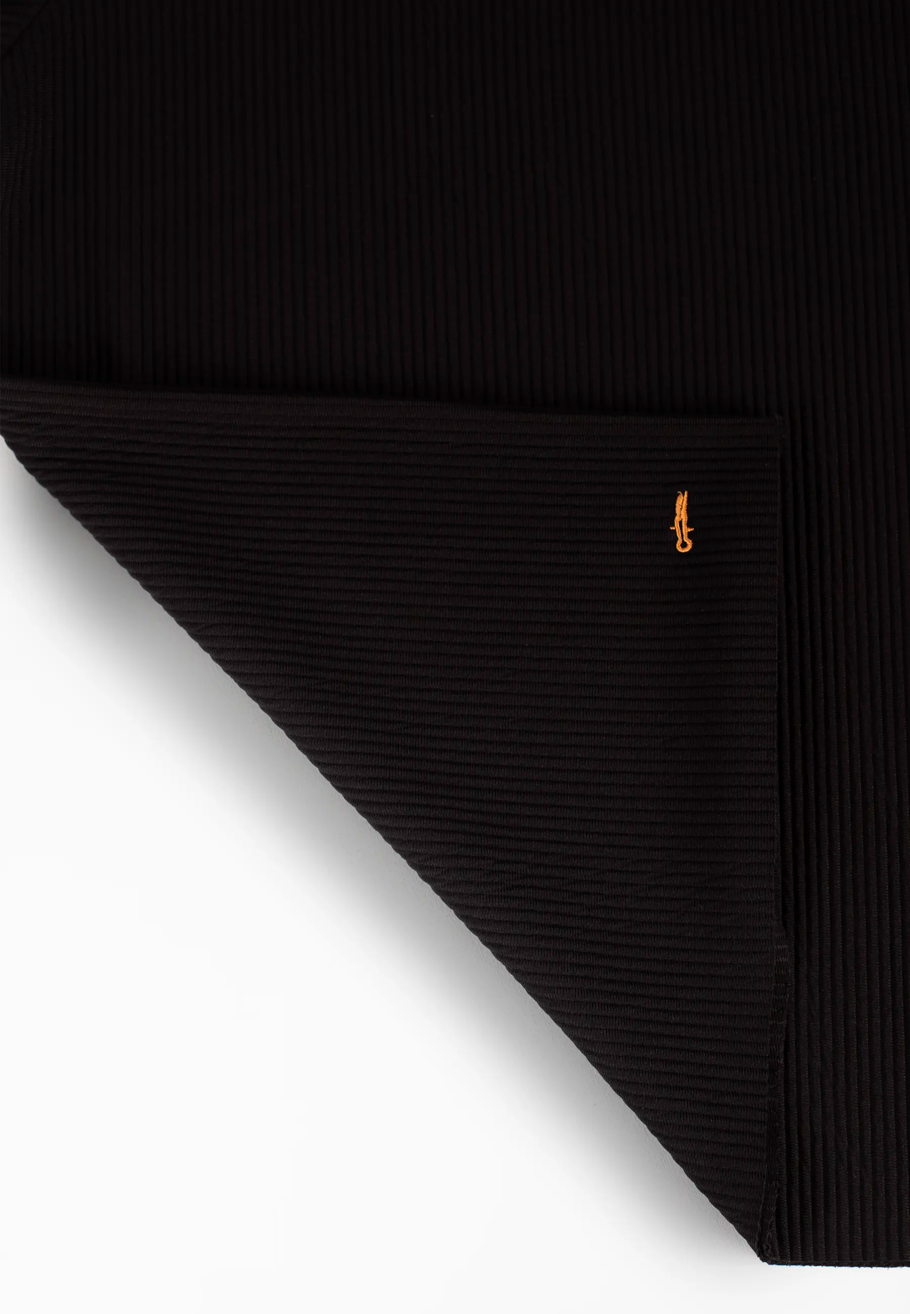 Evan plisse tee - Black