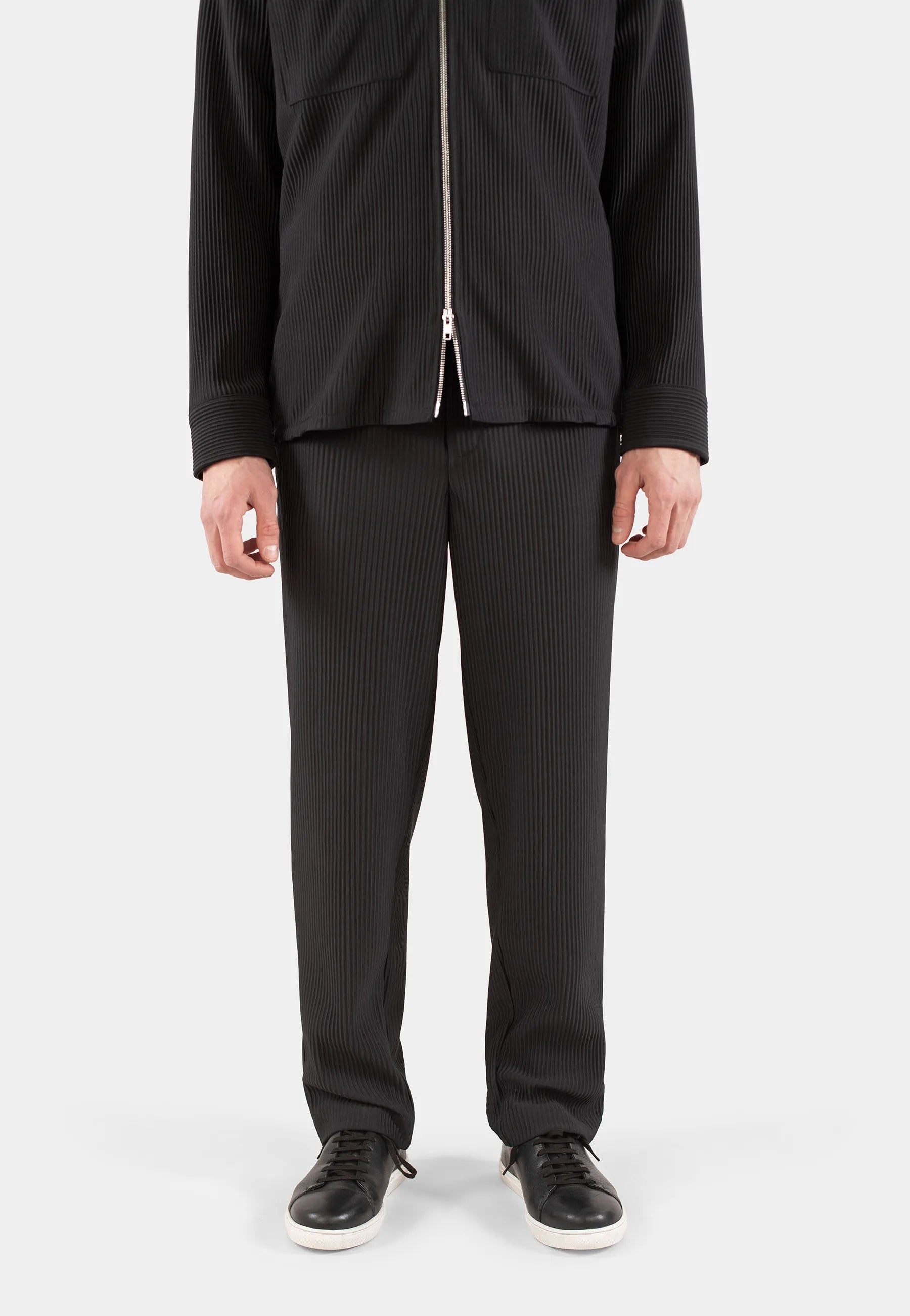 Plisse set - Black