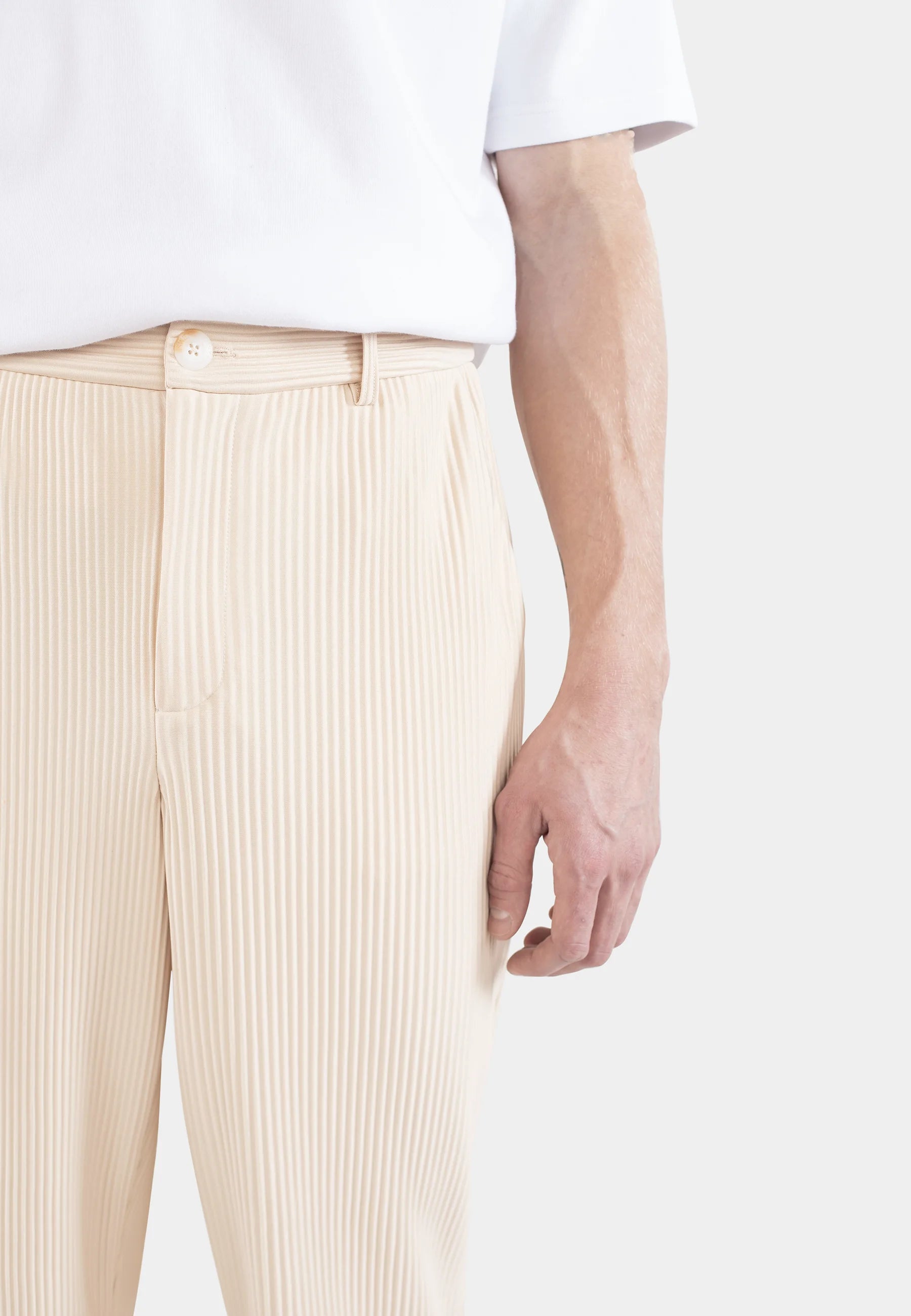 Plisse set - Ivory