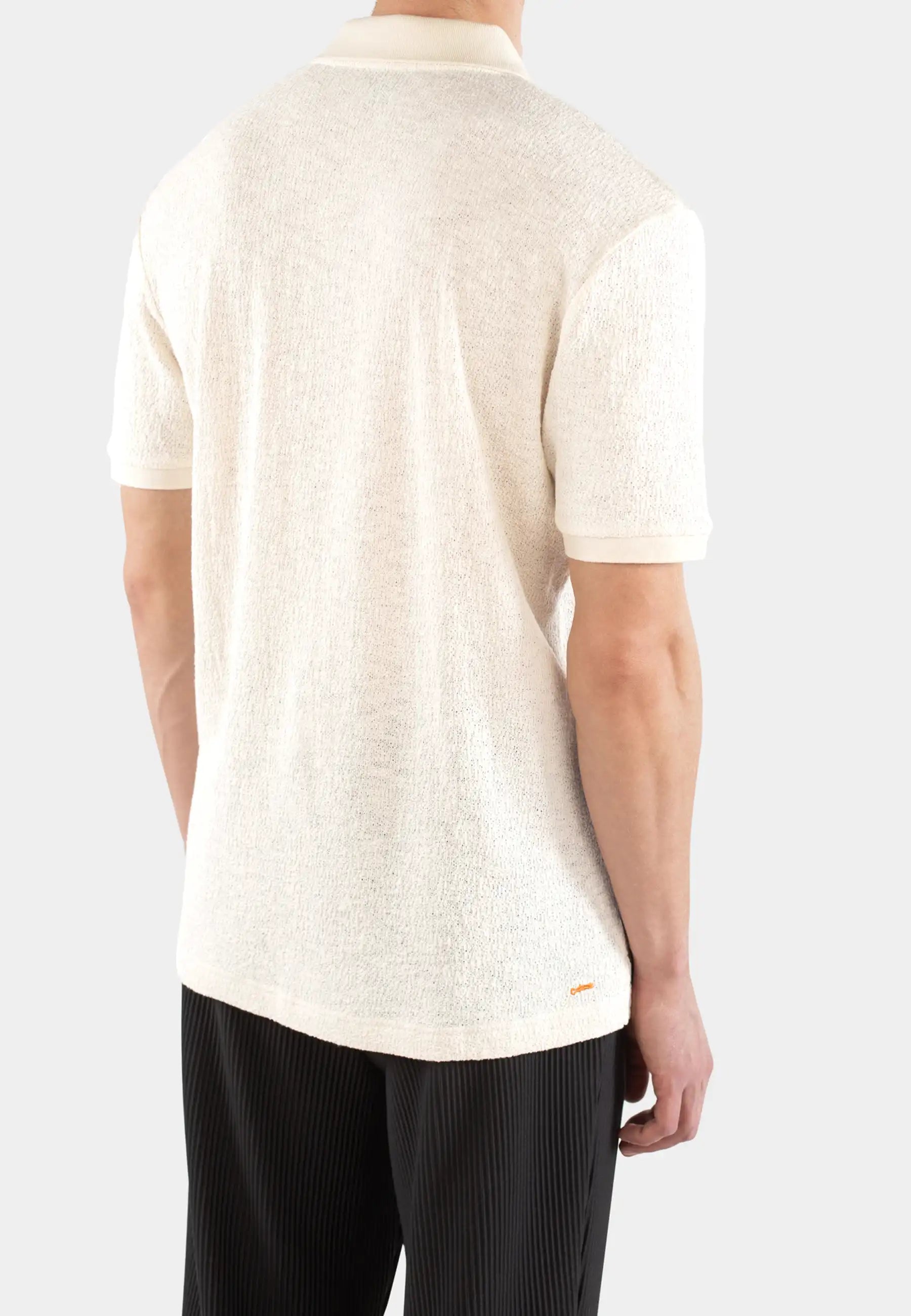 John boucle half zip - Light beige