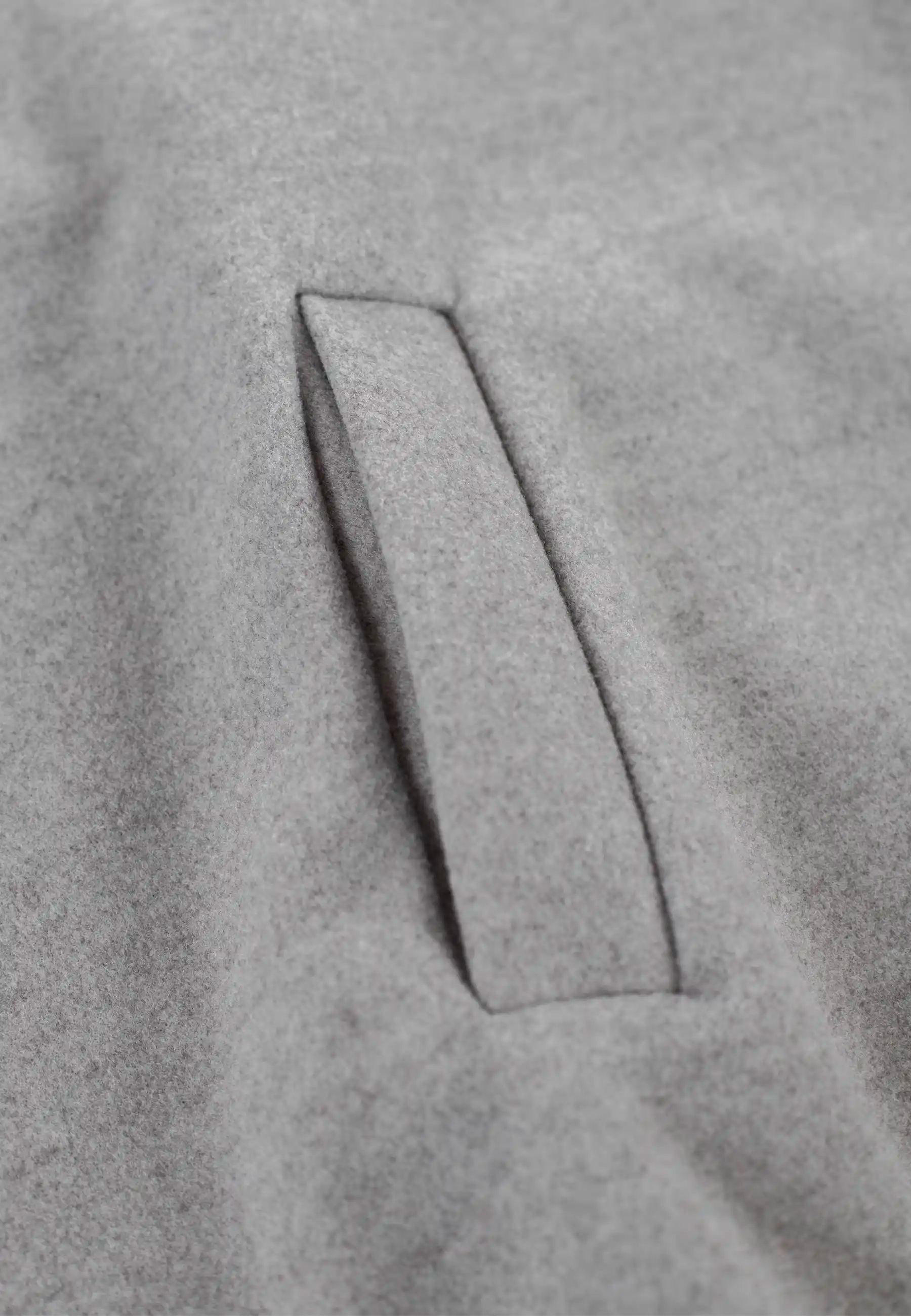 Cody half zip hoodie - Grey melange
