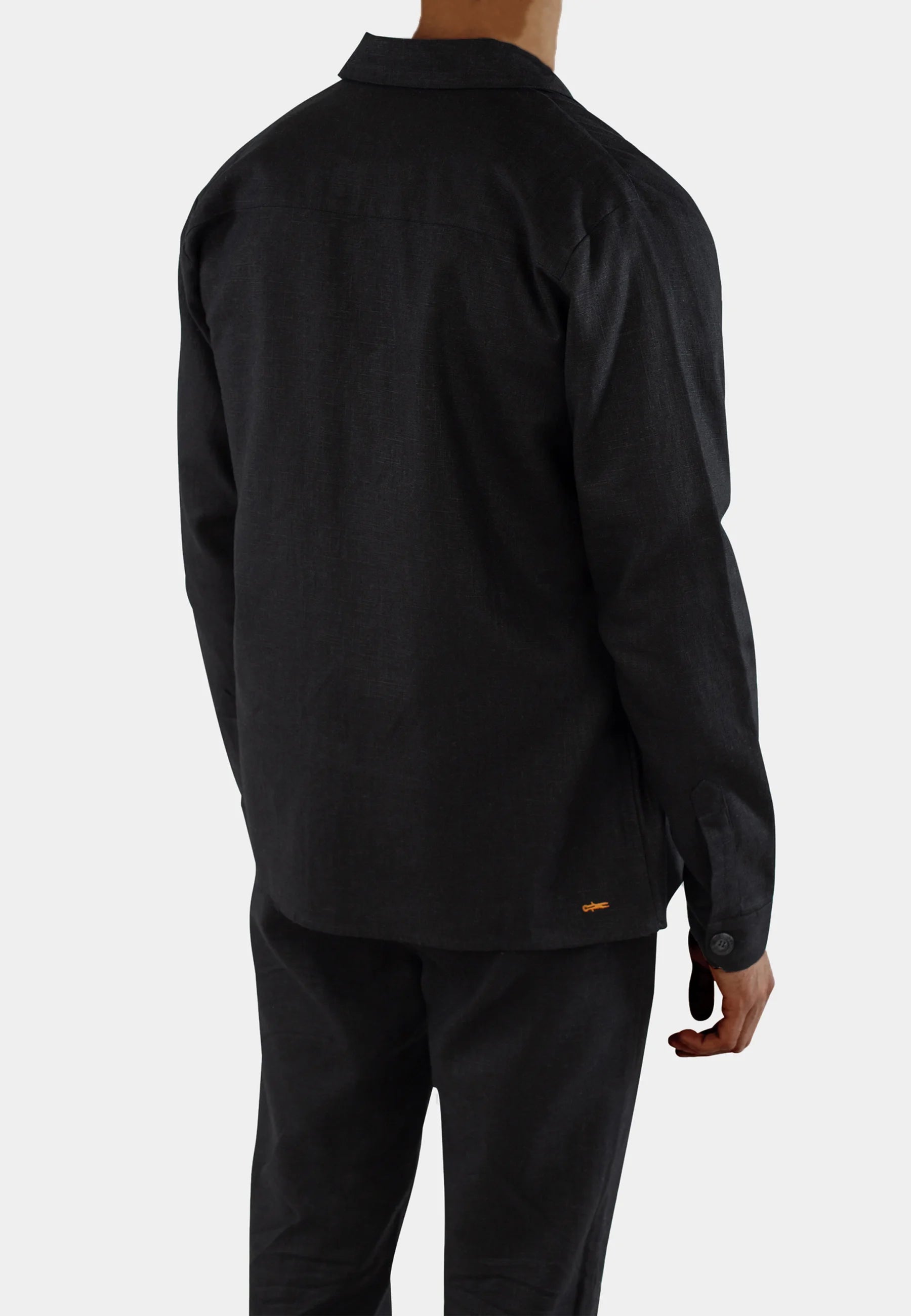 Dani linen overshirt - Black