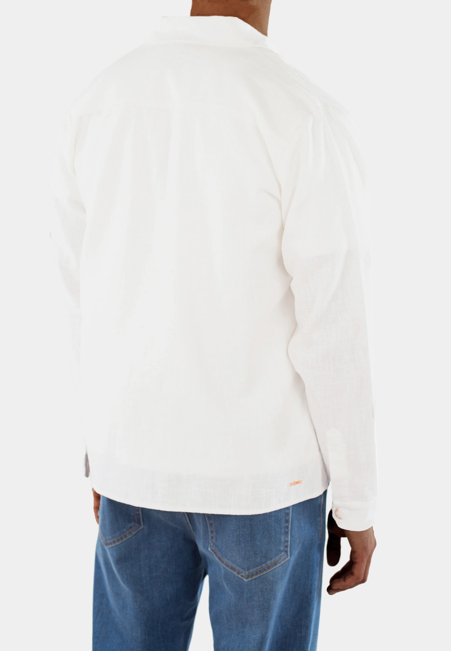 Dani linen overshirt - White