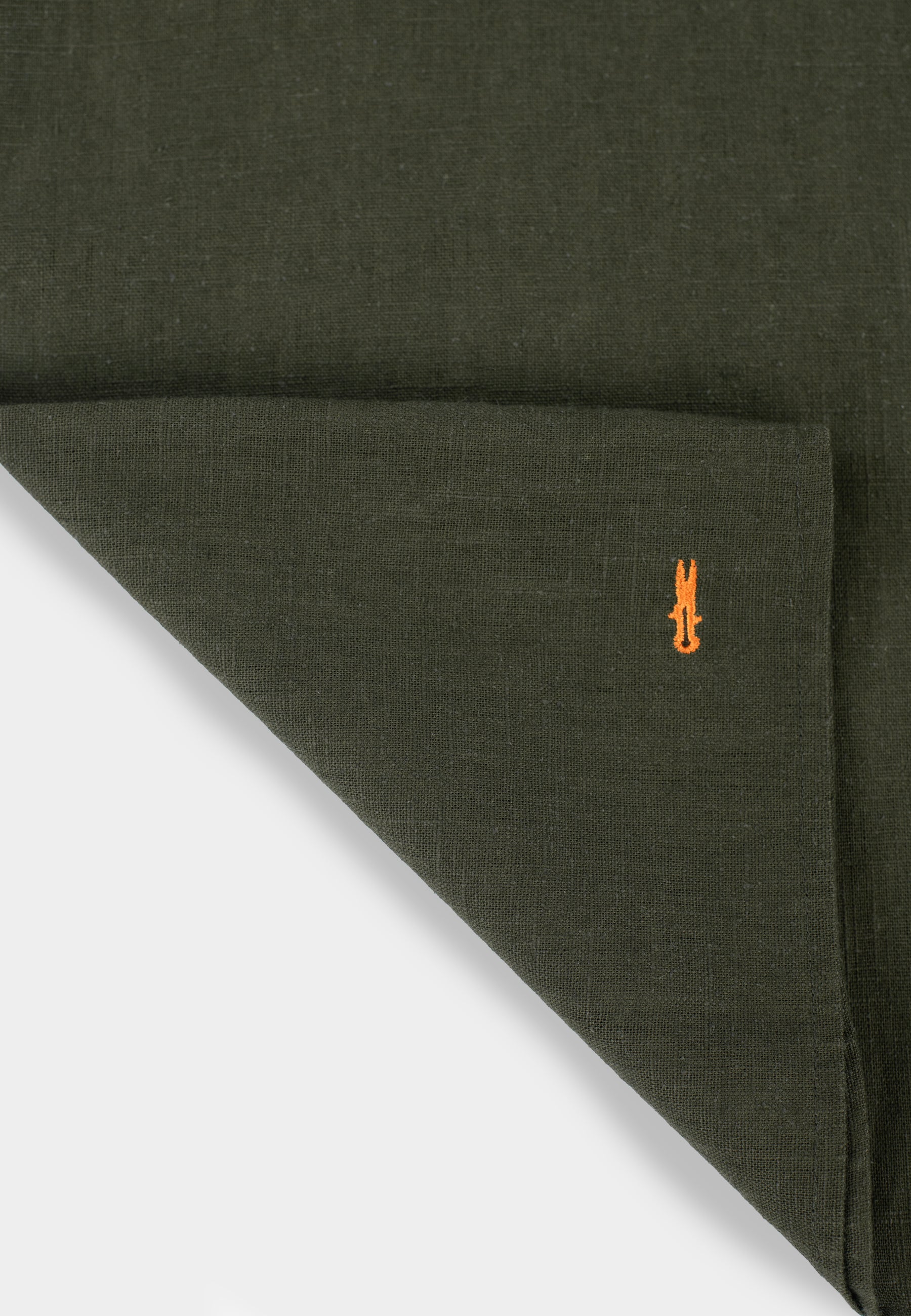 Dani linen overshirt - Forest Green
