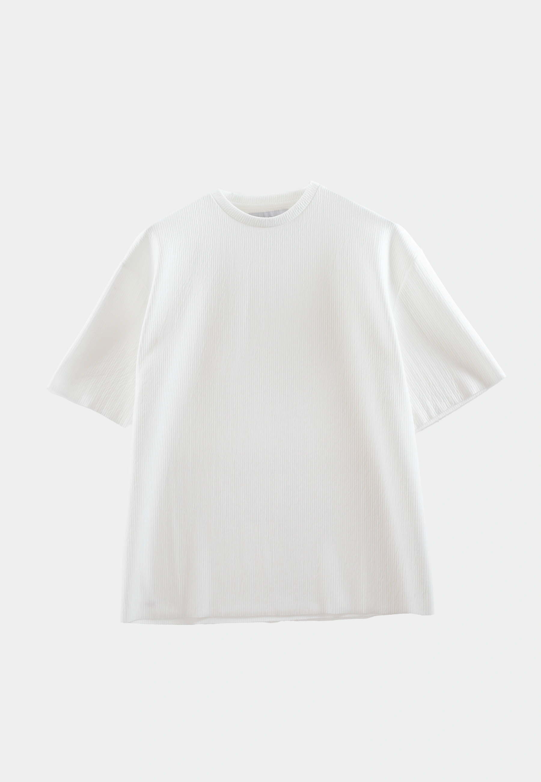 Evan plisse tee - Off white