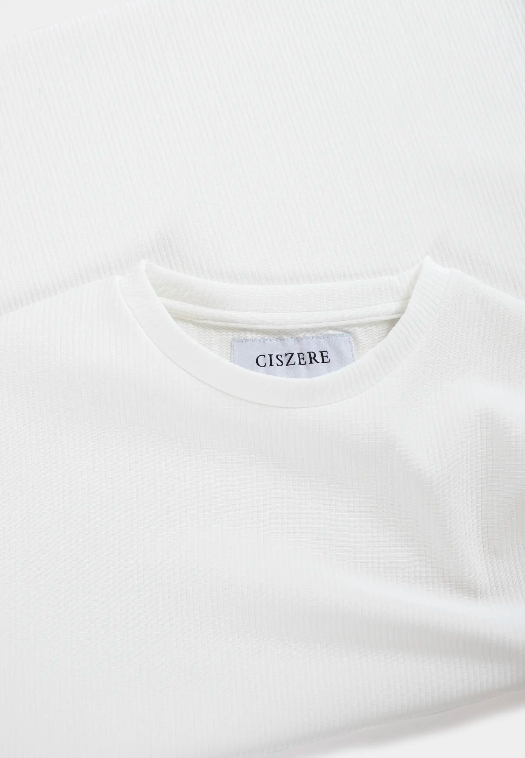 Evan plisse tee - Off white