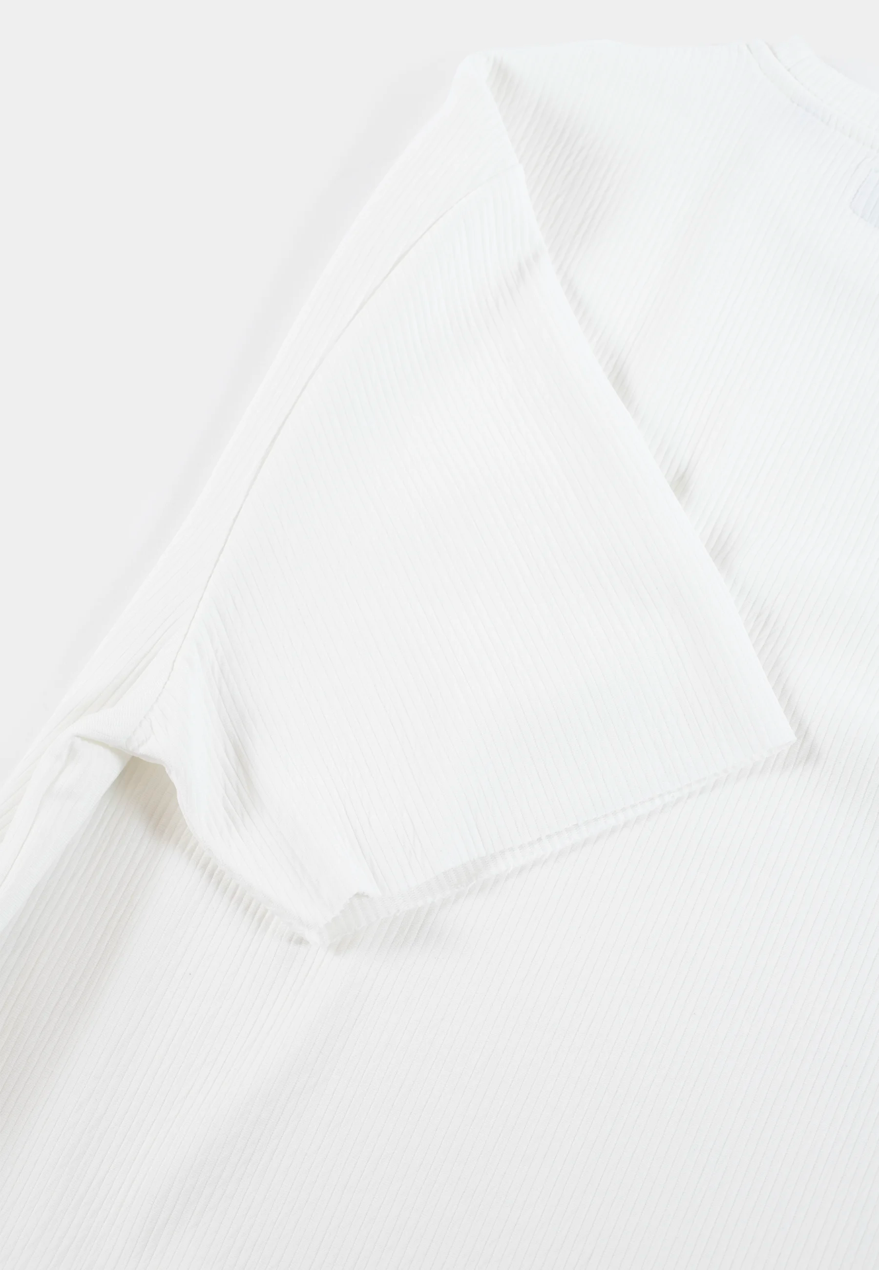 Evan plisse tee - Off white