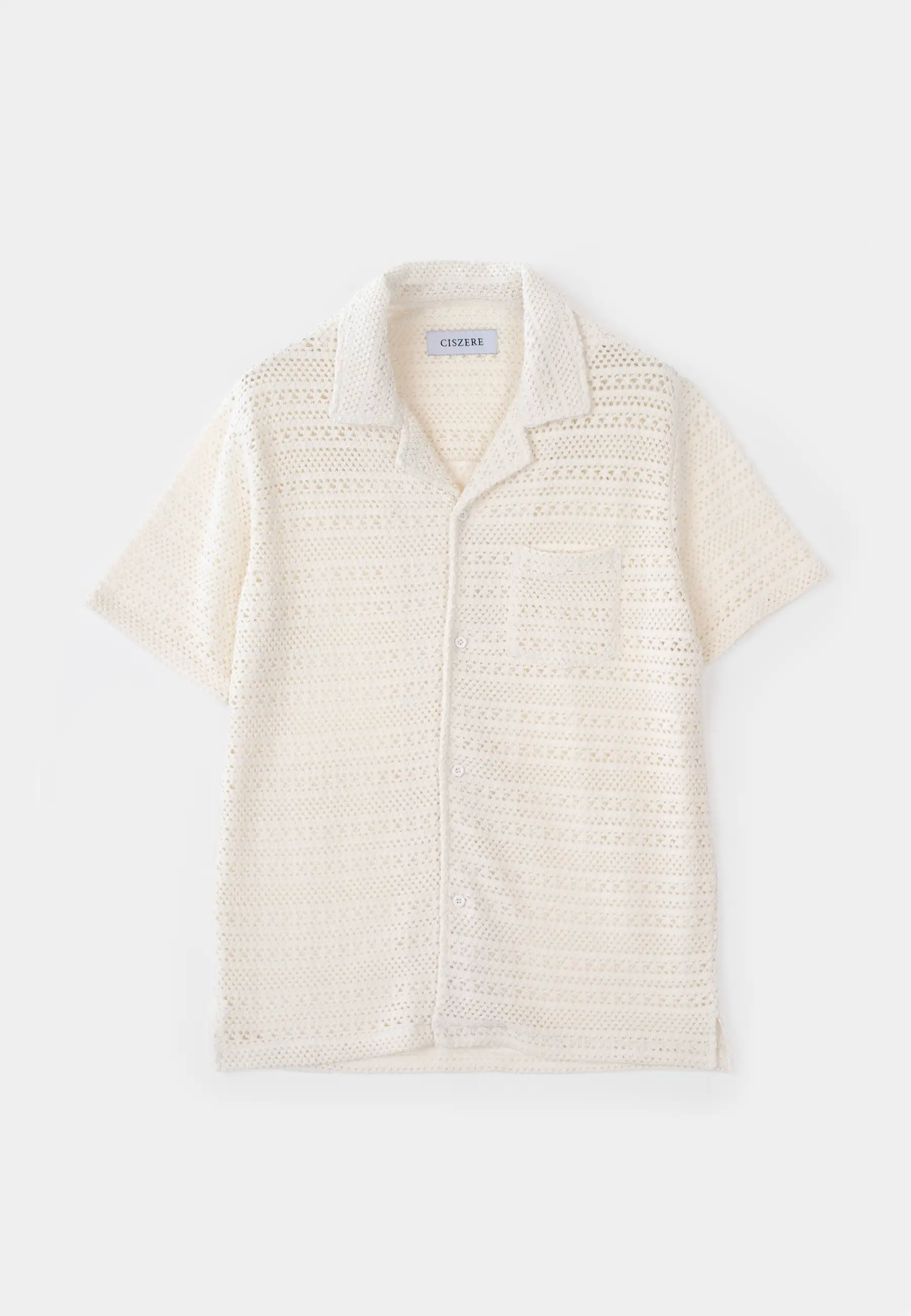 Wyatt crochet shirt - Off white