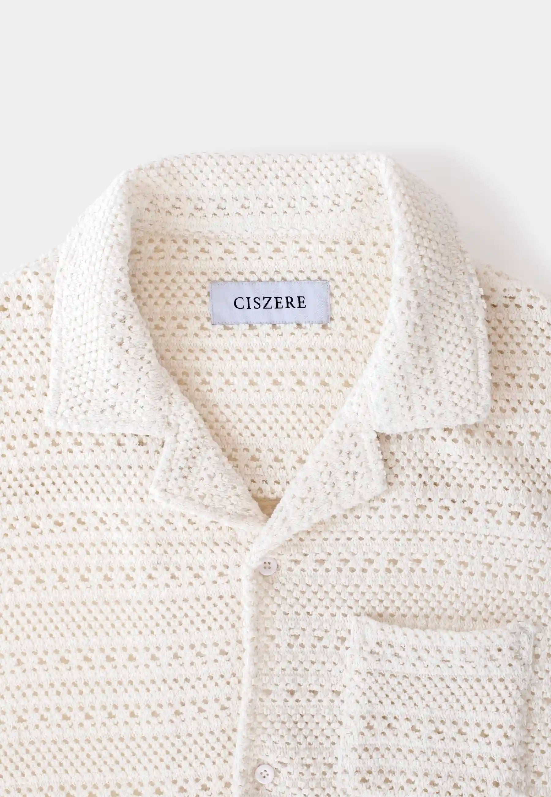 Wyatt crochet shirt - Off white