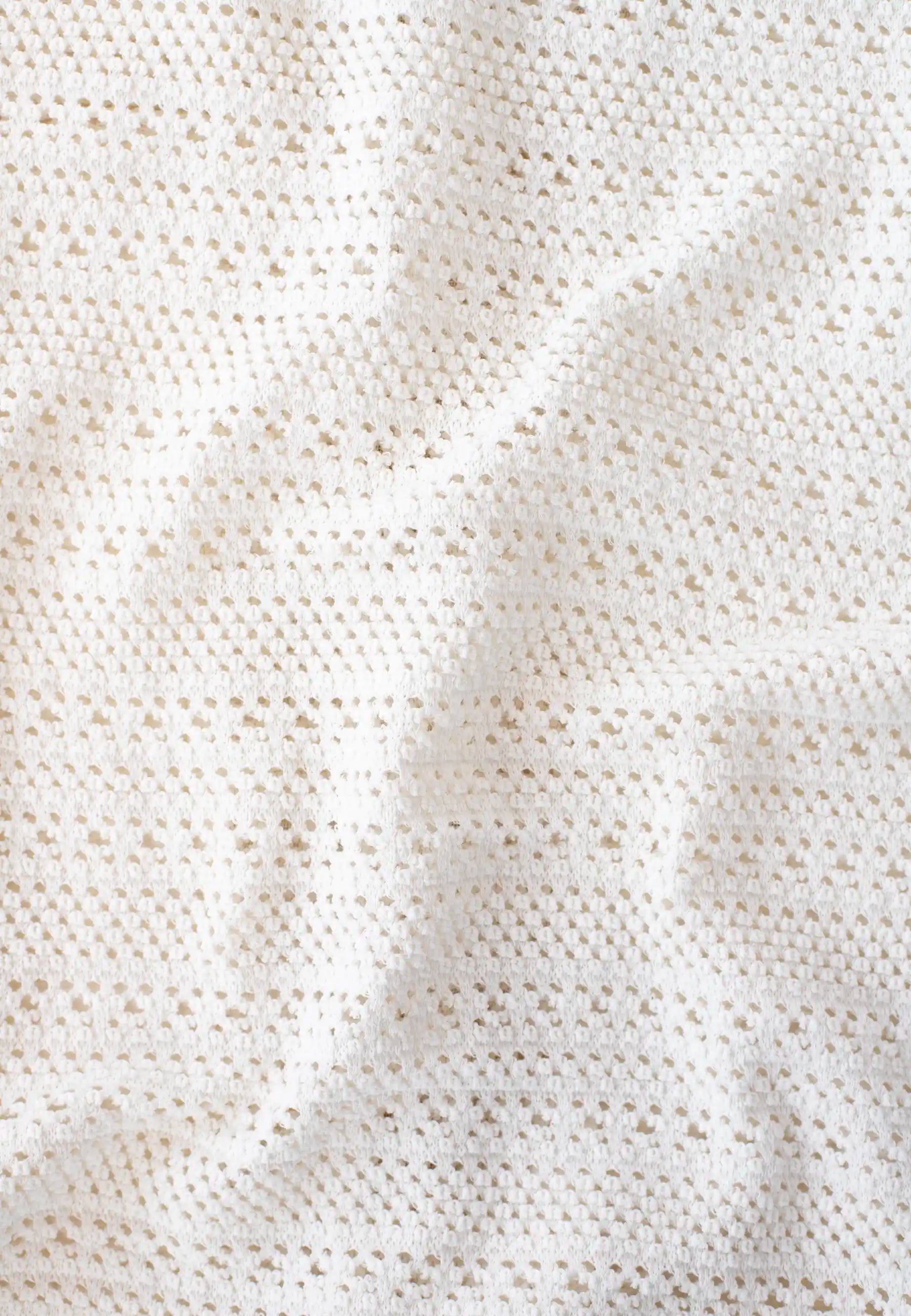 Wyatt crochet shirt - Off white