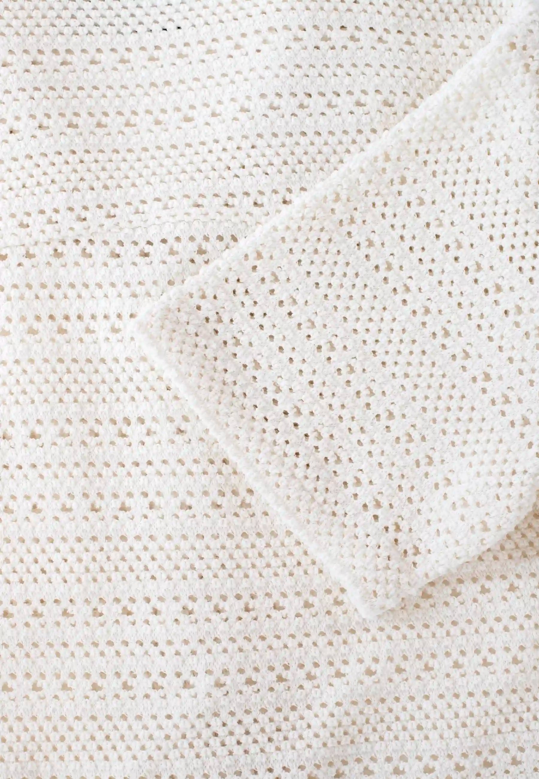 Wyatt crochet shirt - Off white