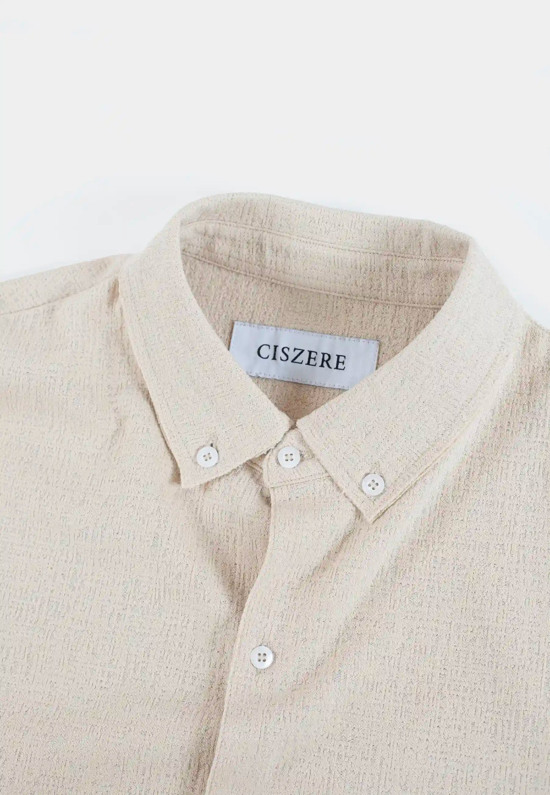 Jesse jacquard shirt - Beige