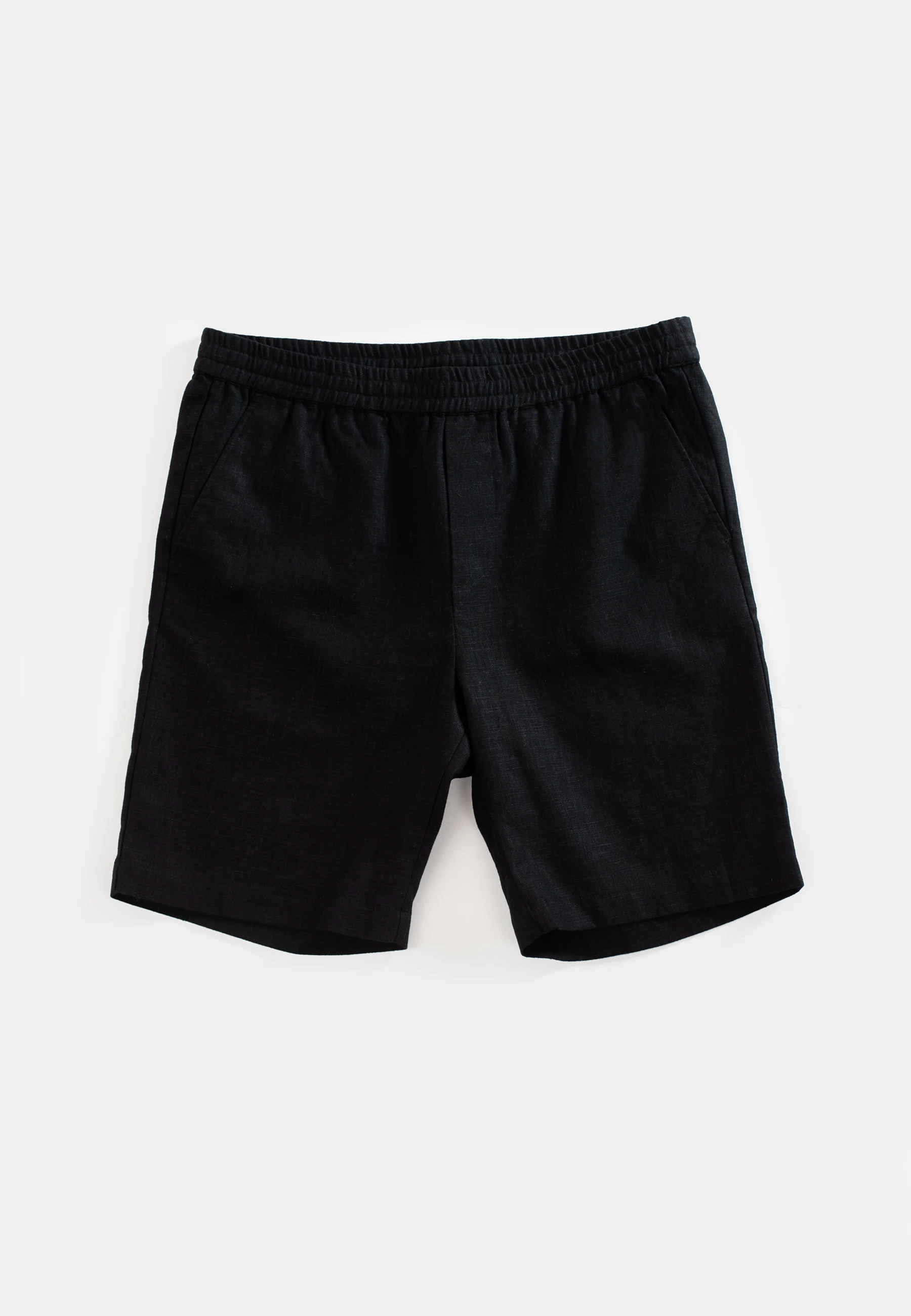 Linen short set - Black