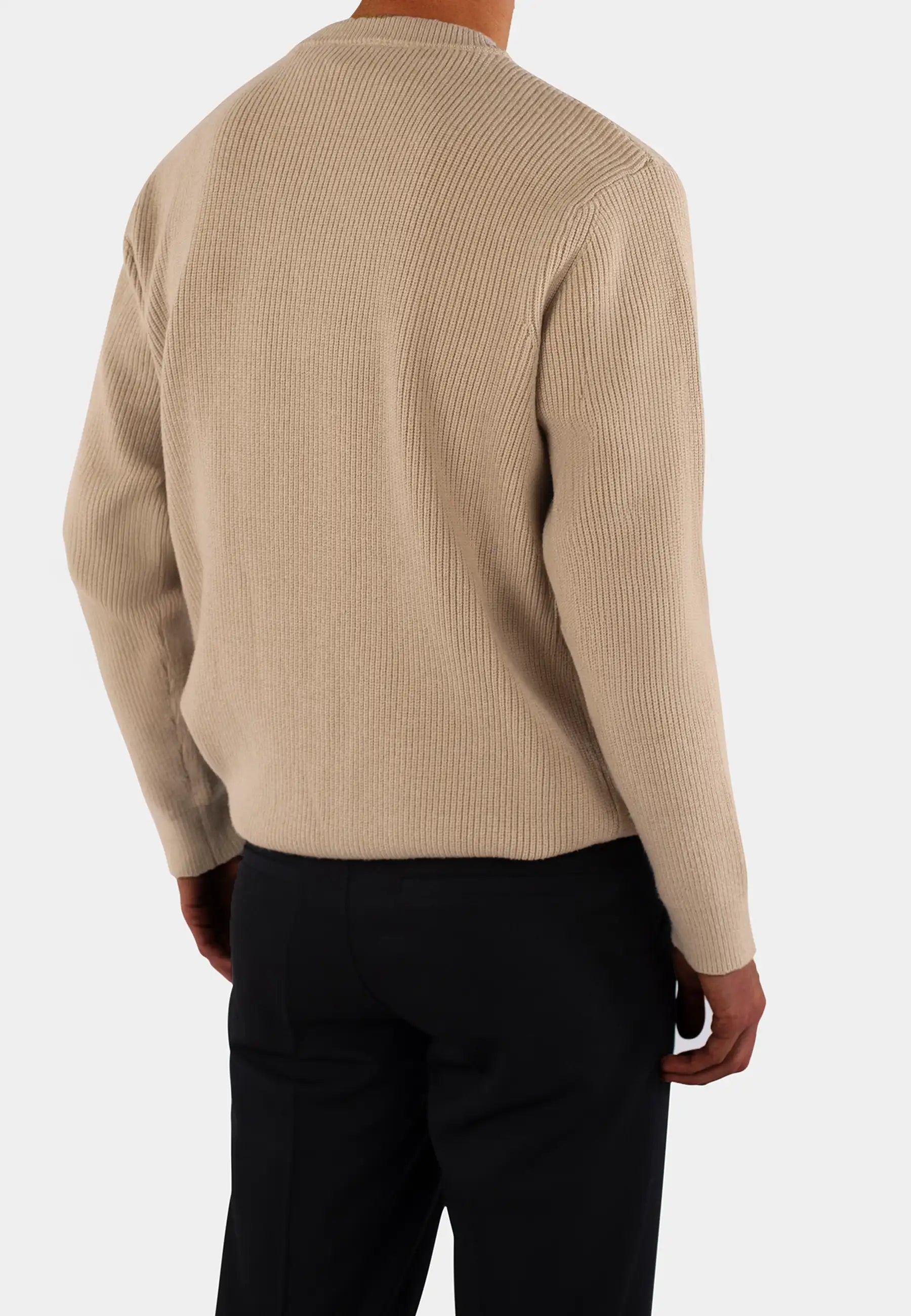 Eddie stickad tröja - Beige