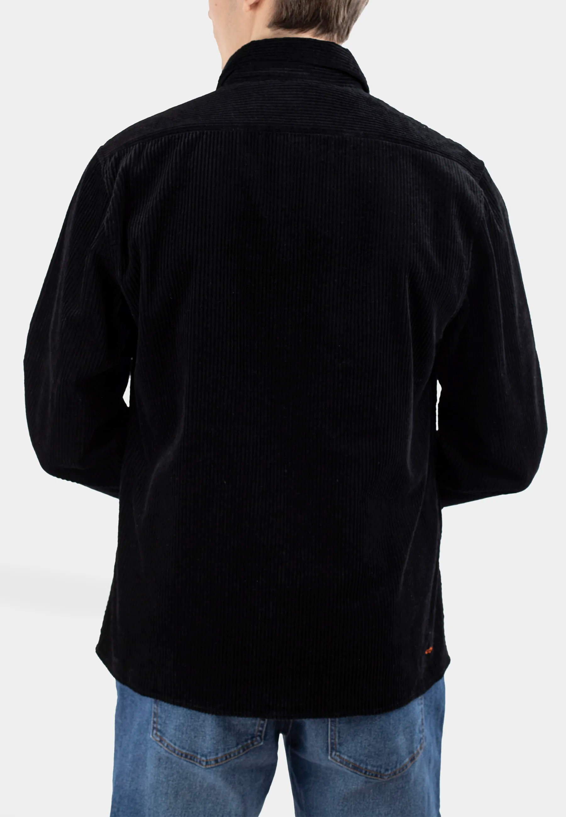 Dylan 2.0 manchesterovershirt – Liquorice black