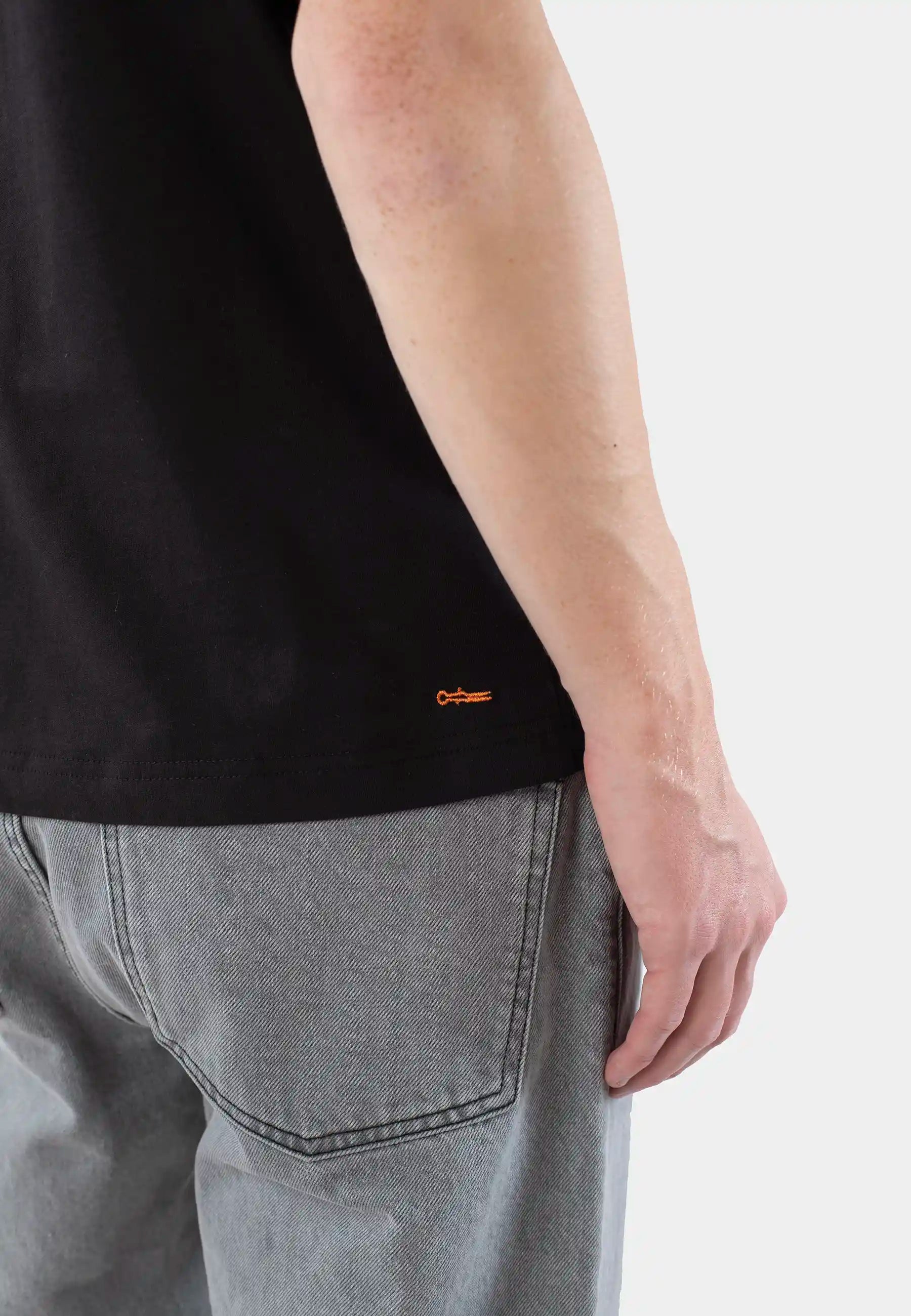 Jace printed t-shirt  - Black