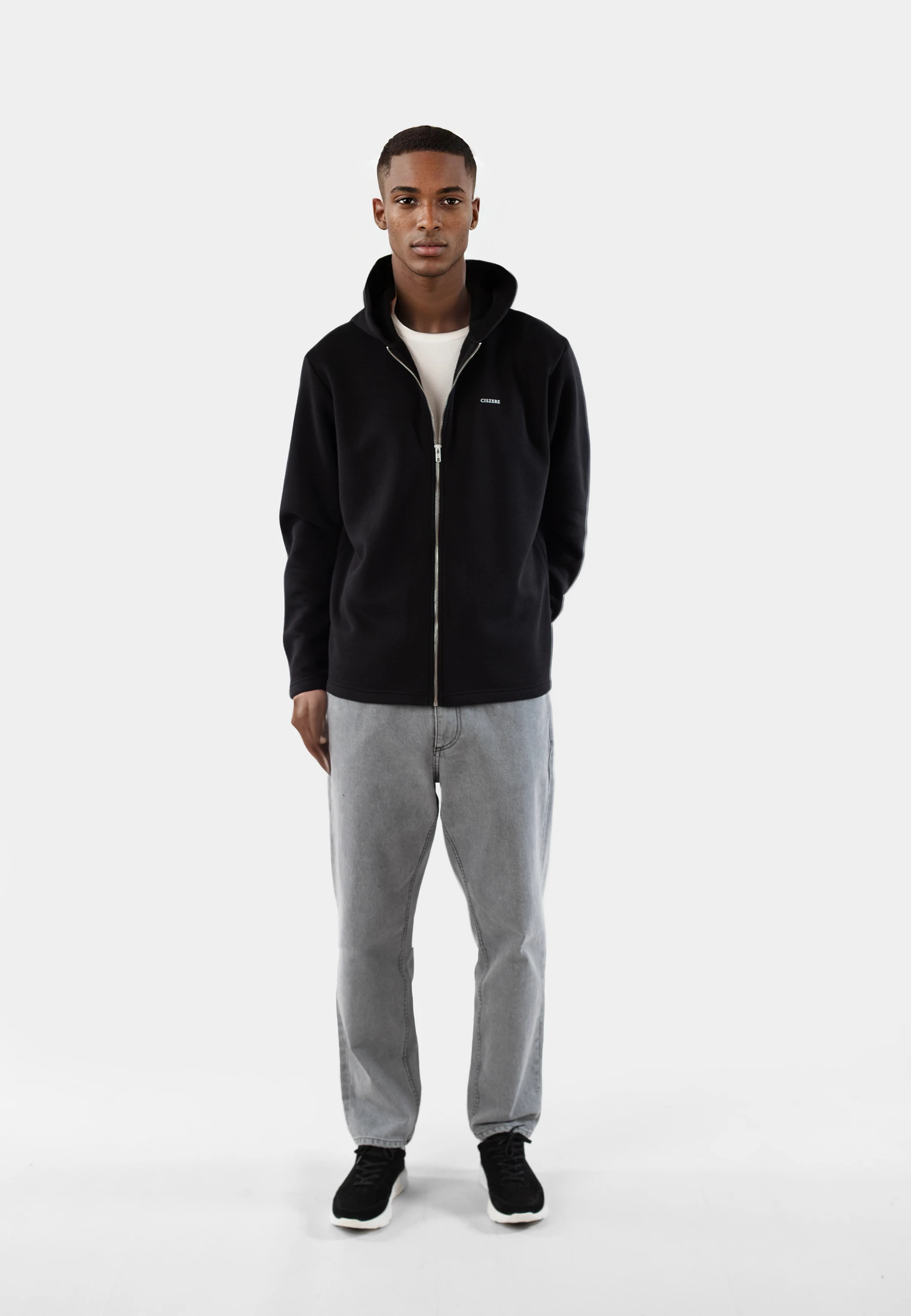 Ryder fullzip hoodie - Svart
