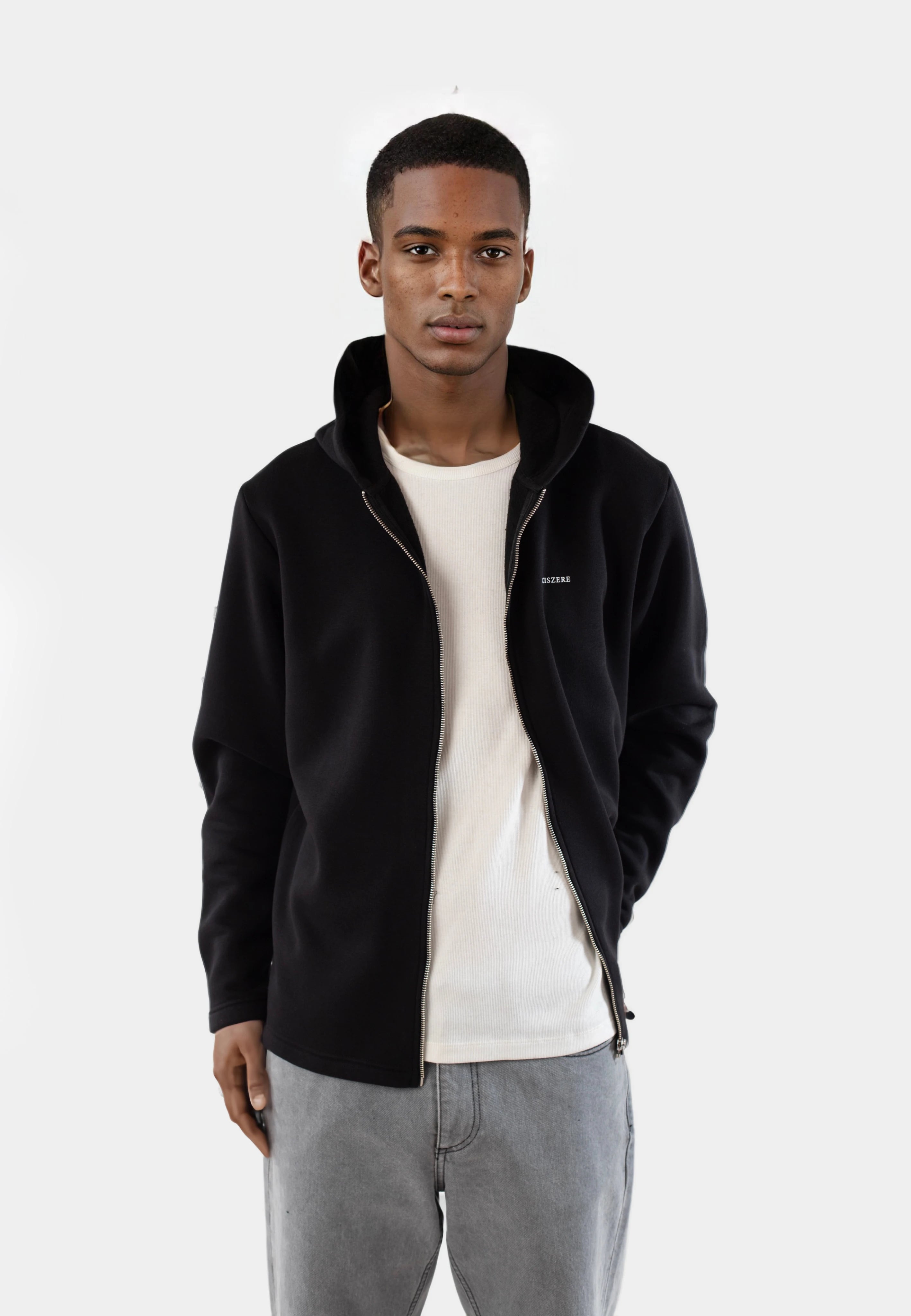 Ryder full zip hoodie - Black