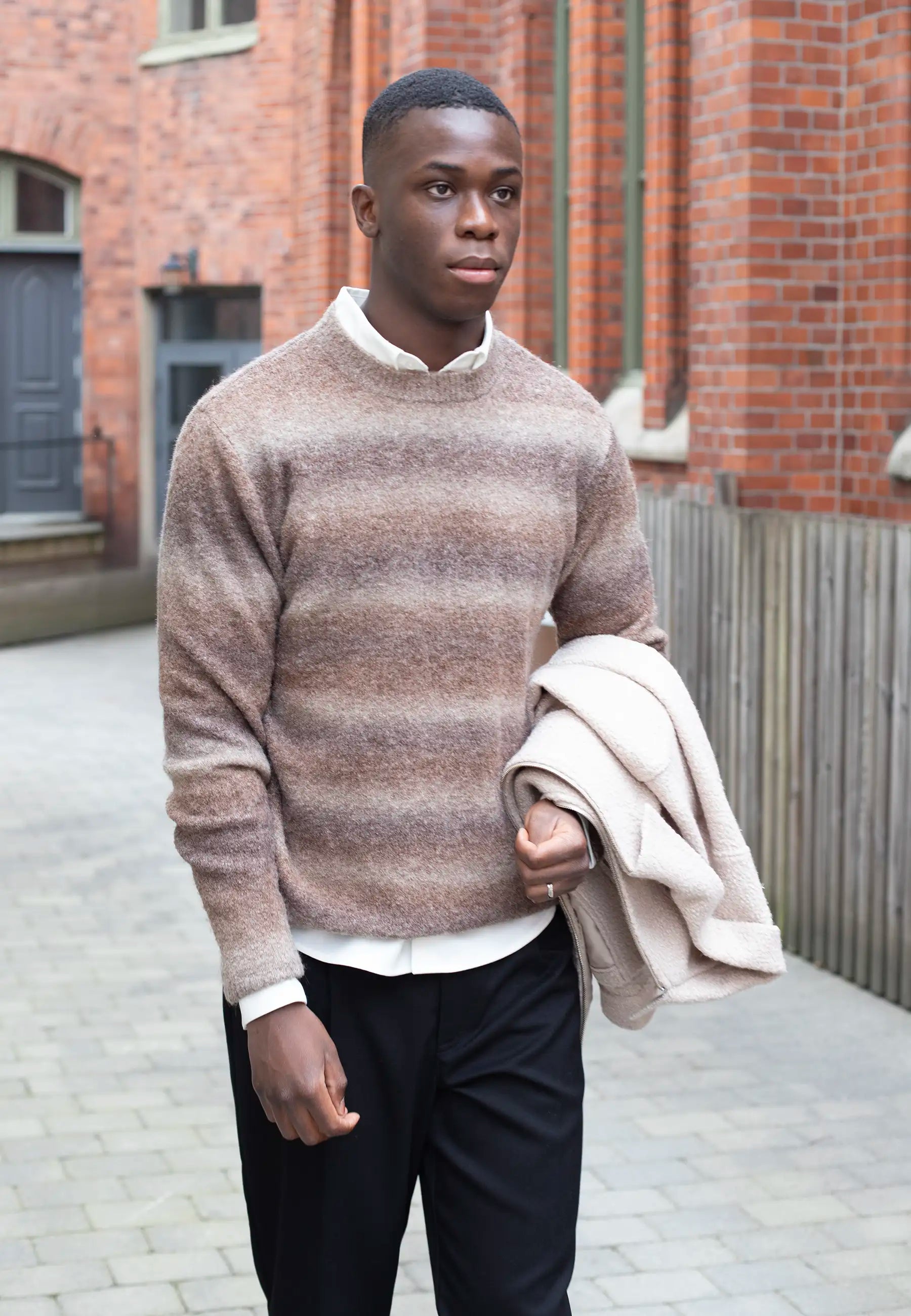 Kit knitted sweater - Brown