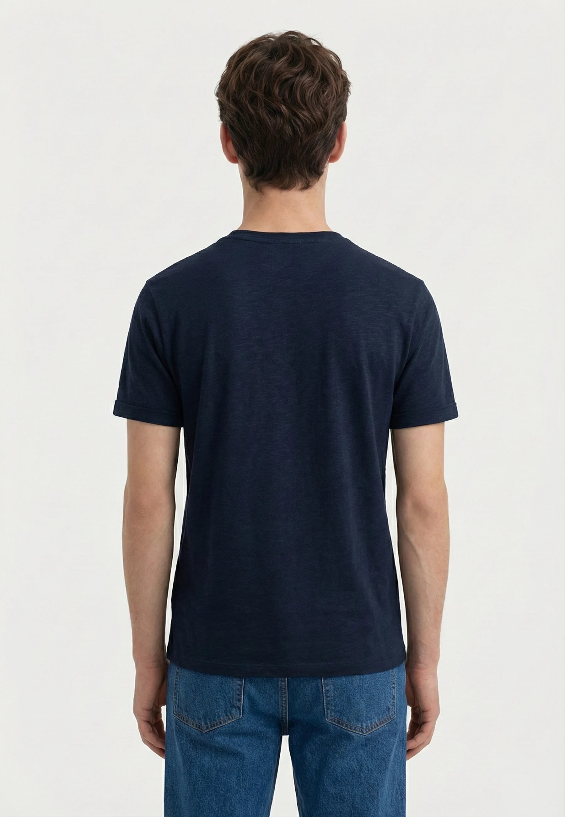 Lung melange t-shirt - Dark Blue