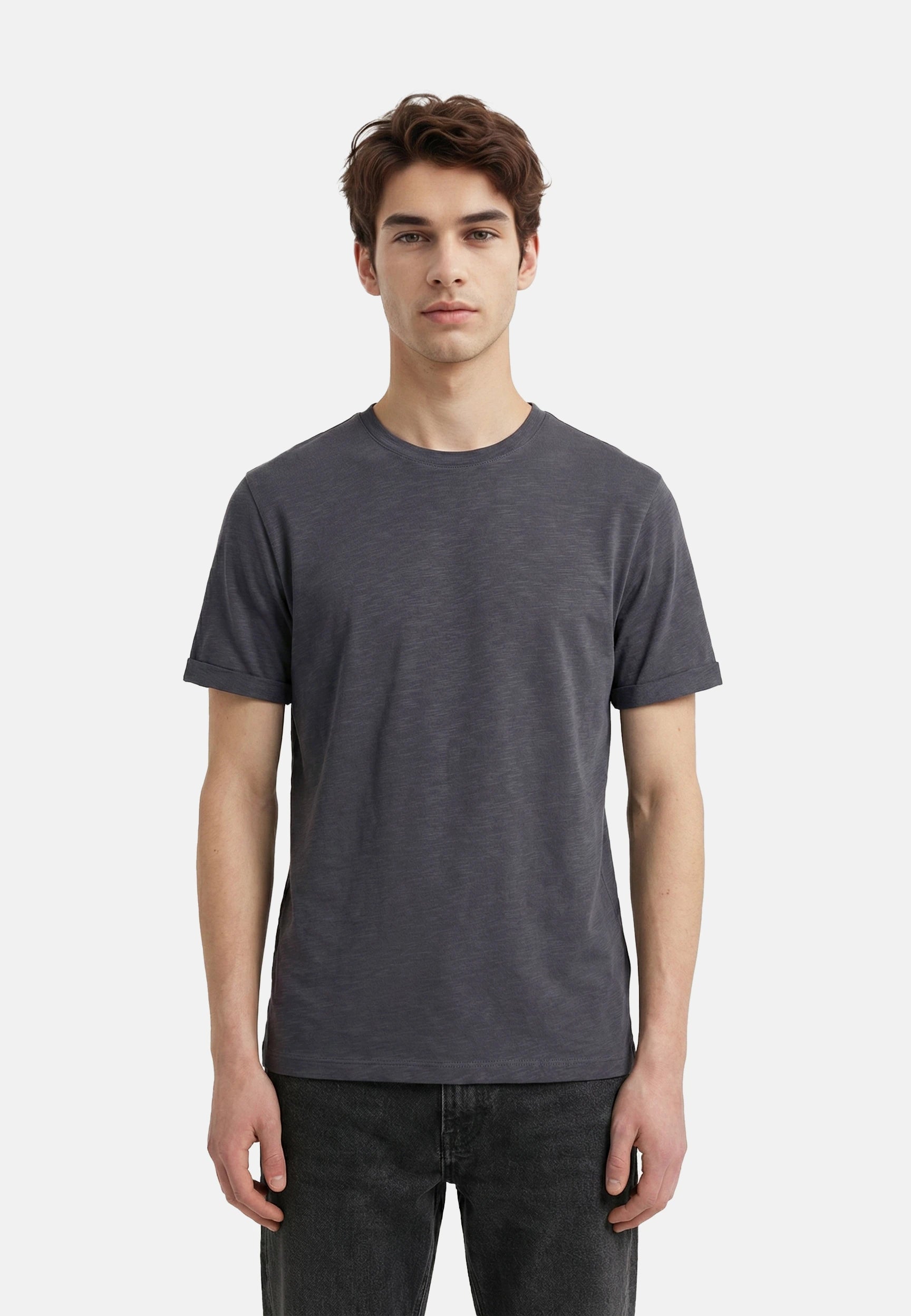 Lung melange t-shirt - Dark Grey