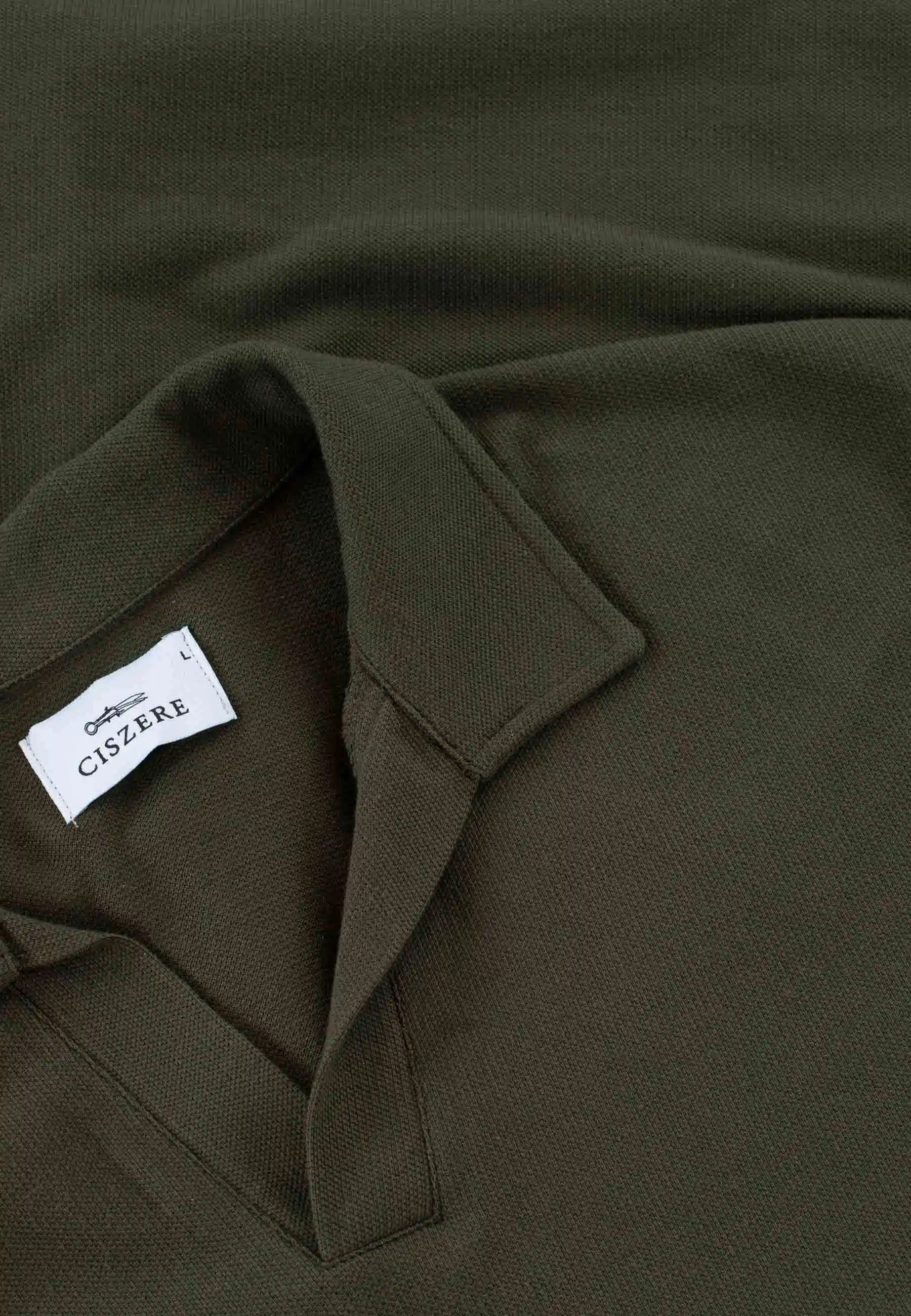 Nelson pique longsleeve - Green