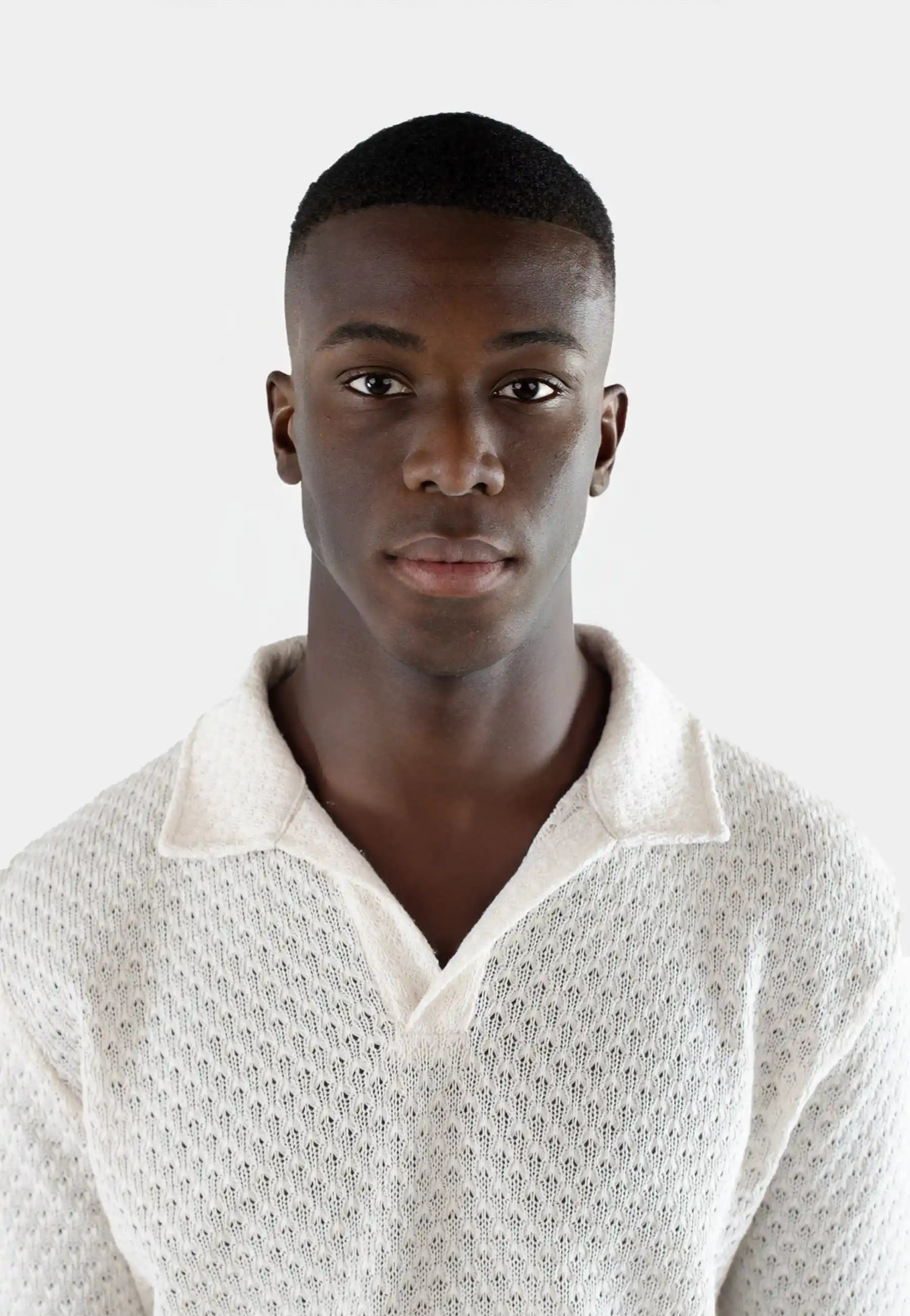 Nelson crochet shirt - off-white
