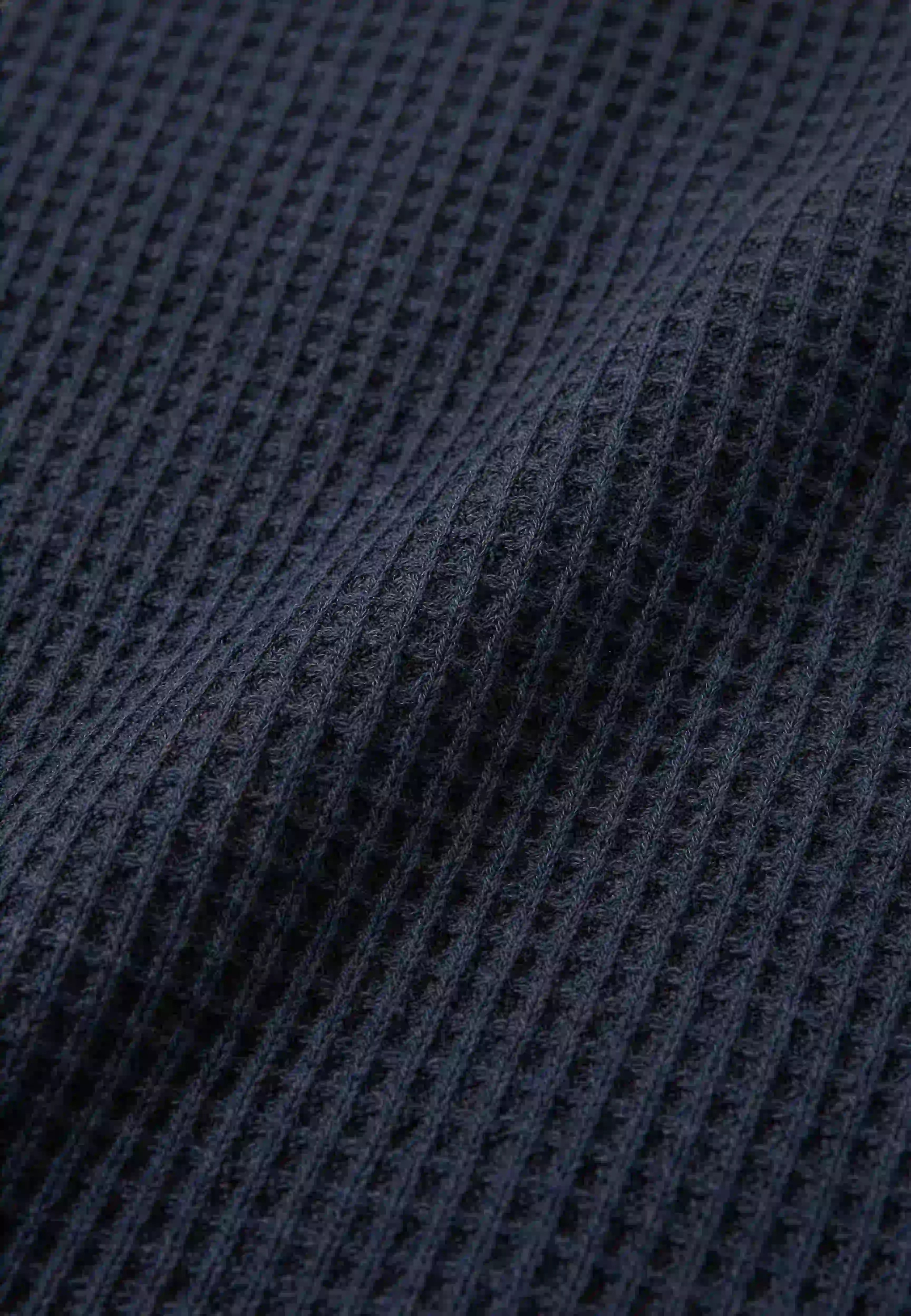 Nelson knitted polo - Blue