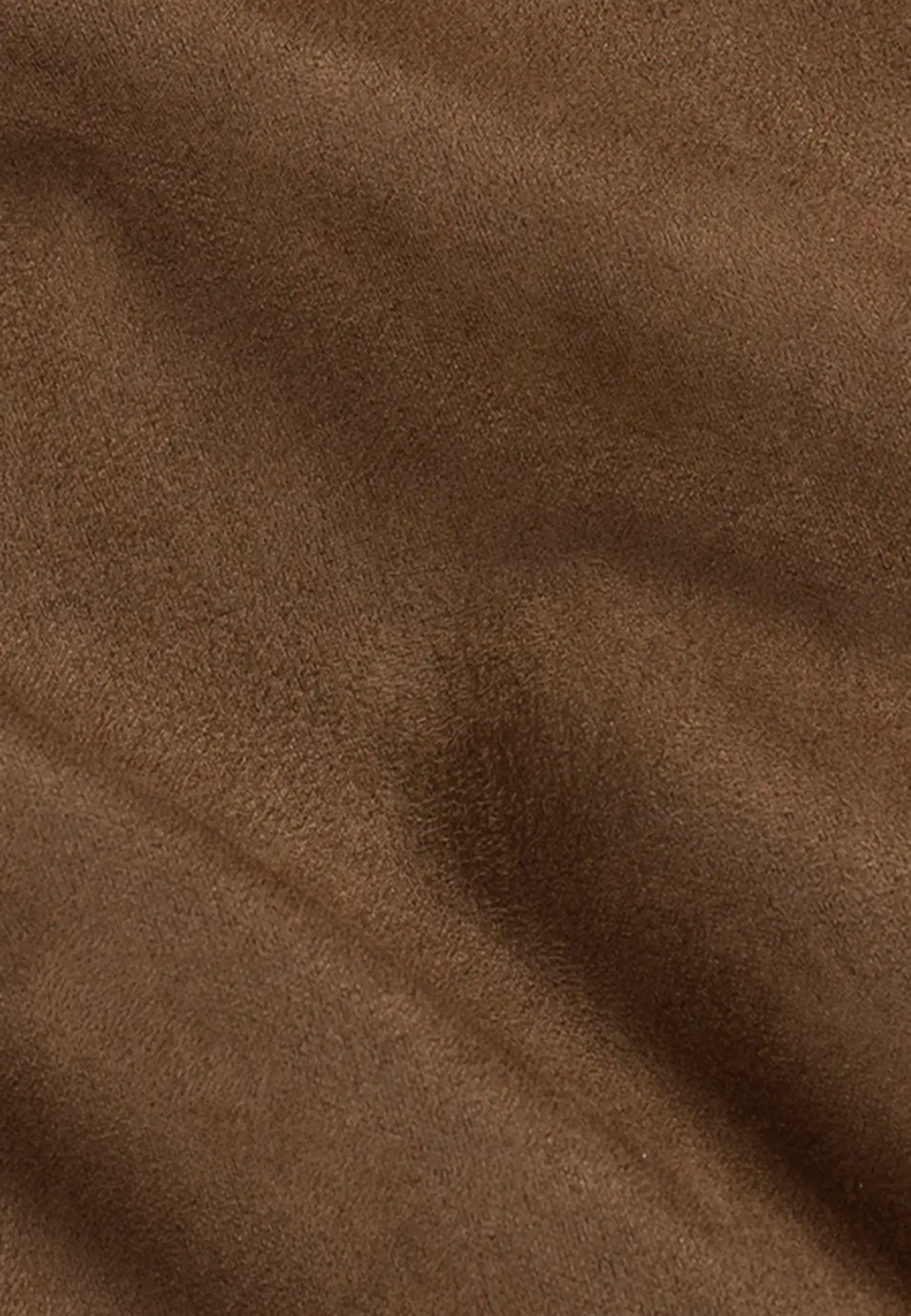Neo vegan suede overshirt 2.0 - Brown