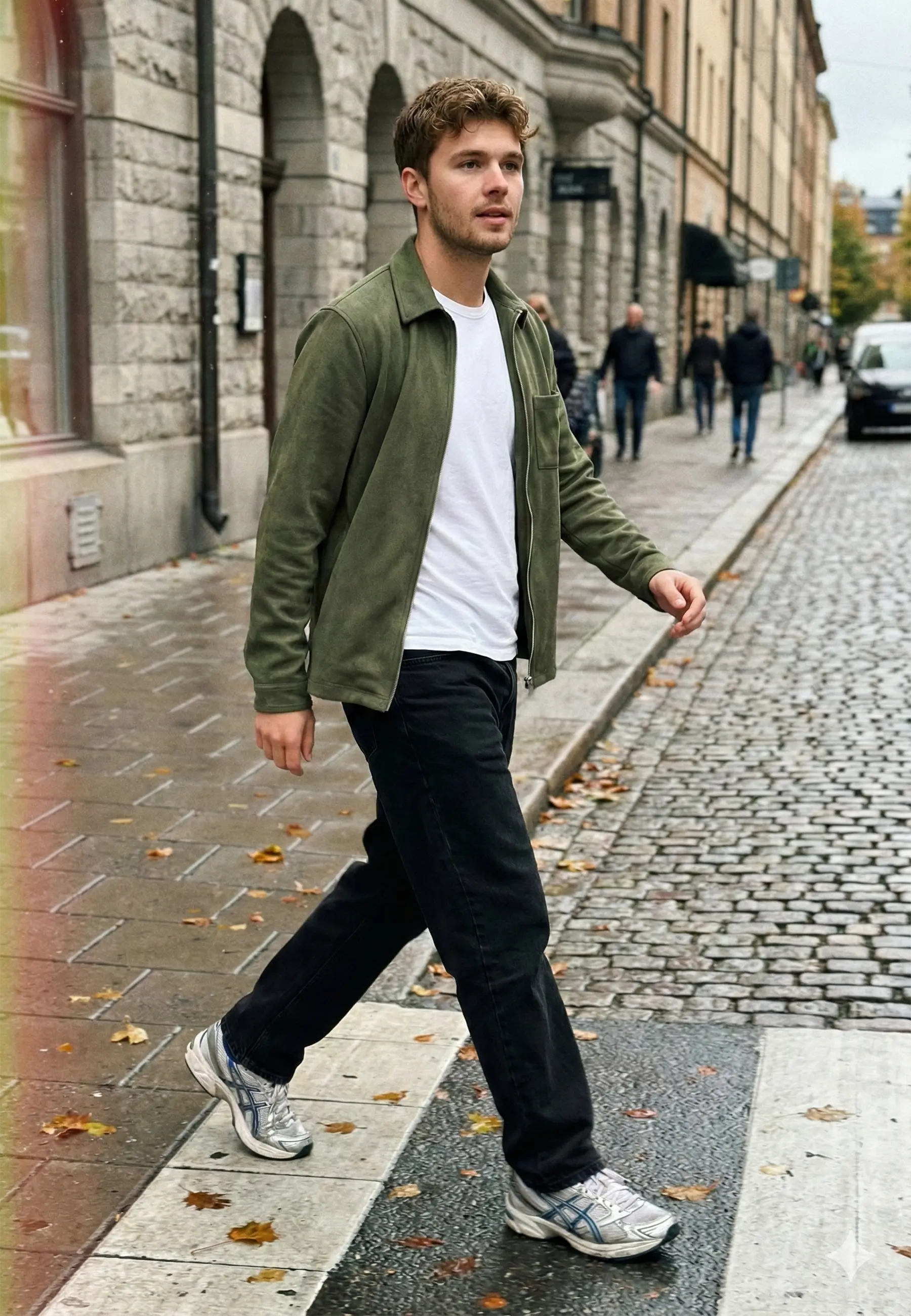 Neo vegan suede overshirt 2.0 - Green