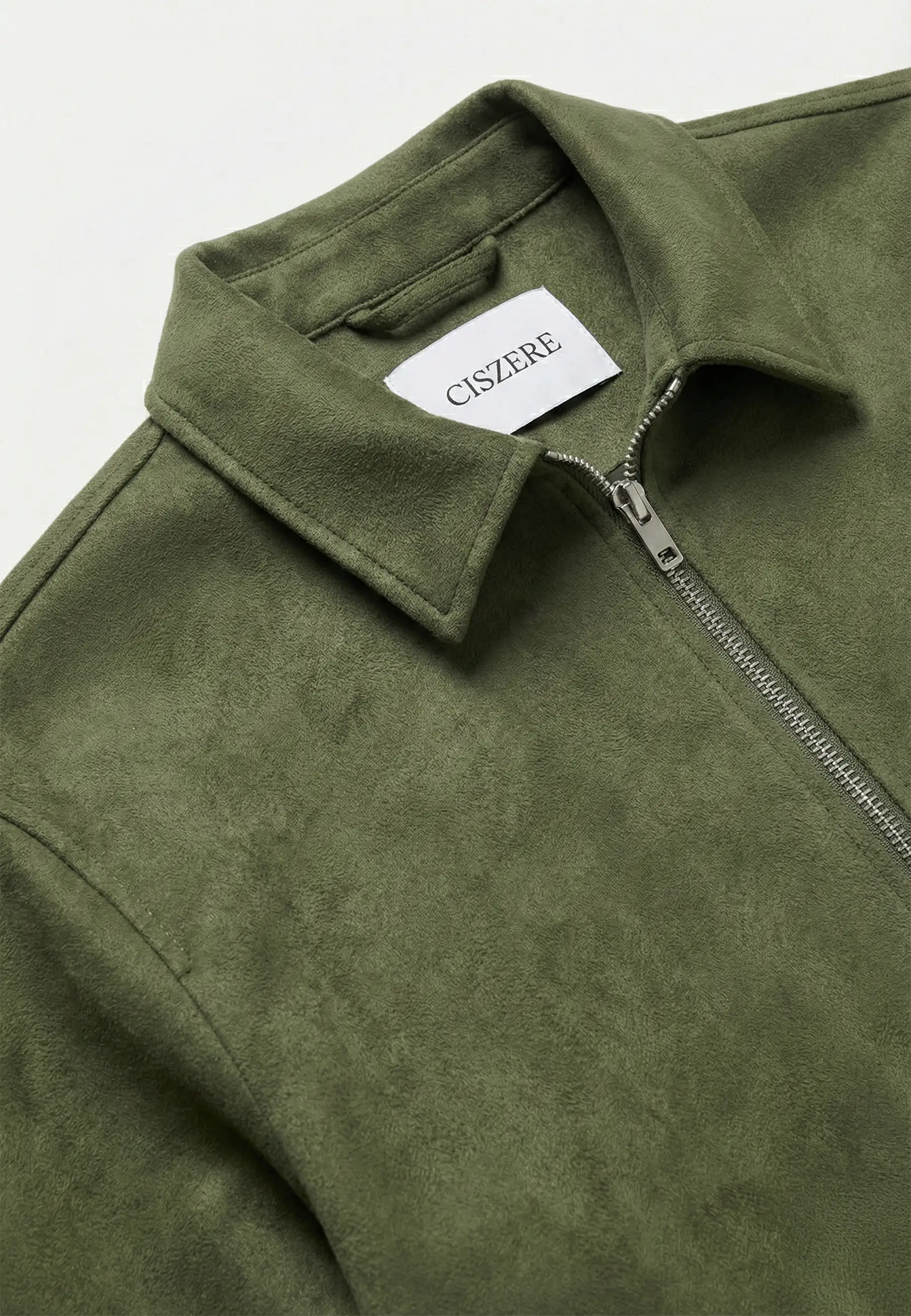 Neo vegan suede overshirt 2.0 - Green