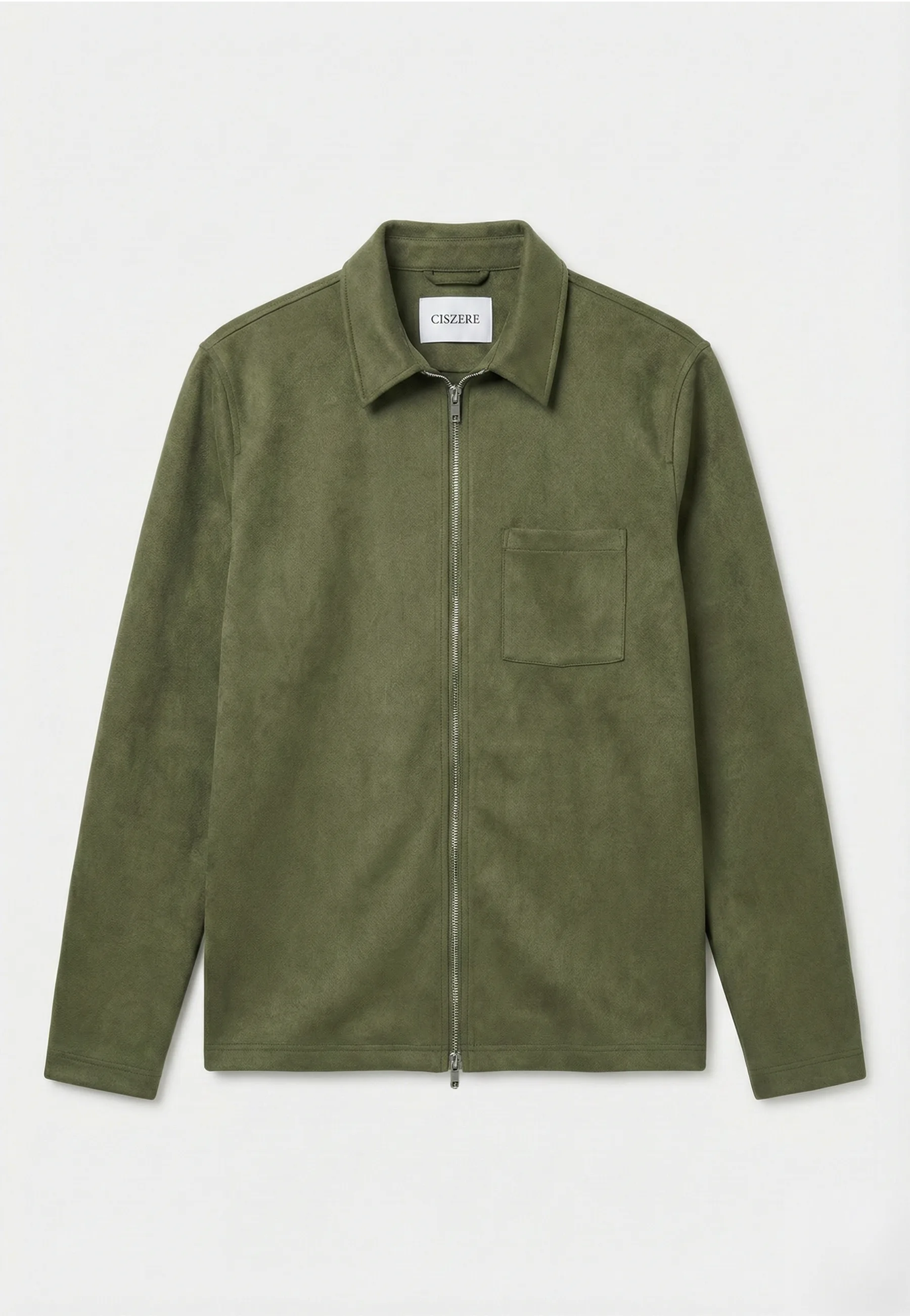 Neo vegan suede overshirt 2.0 - Green