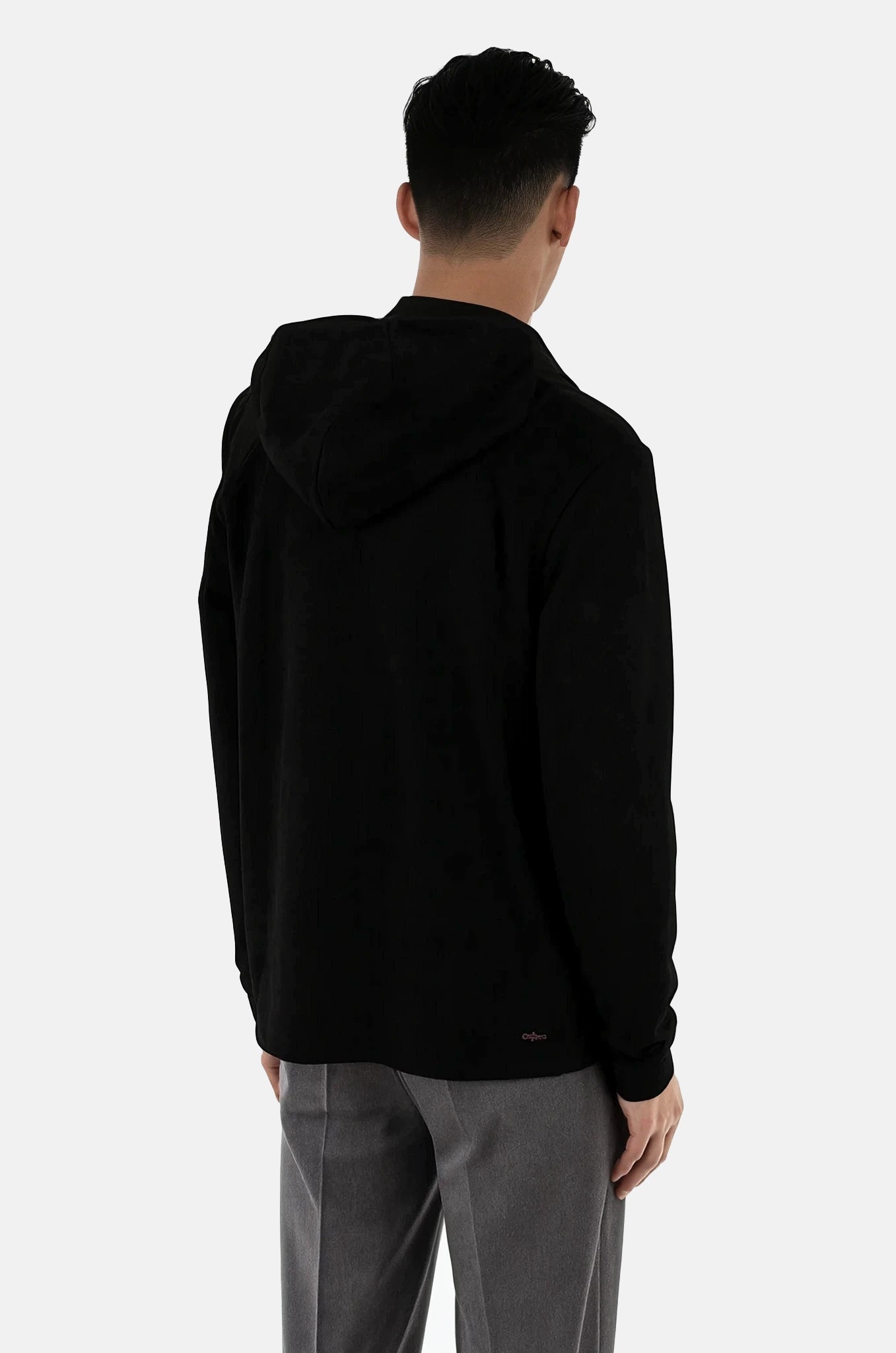 Nikolaj vegan zip hoodie - Black