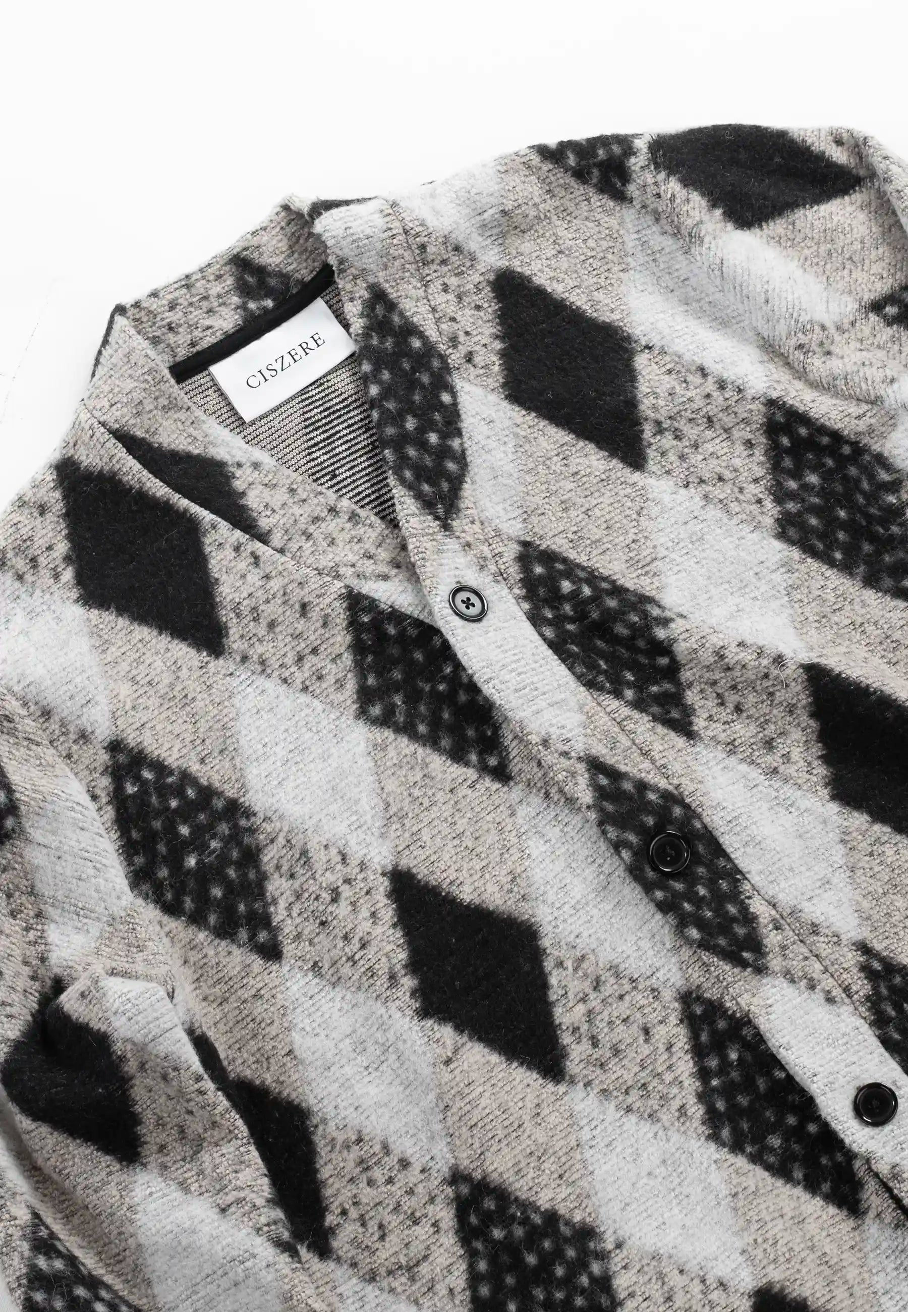 Parker knitted cardigan - Checked