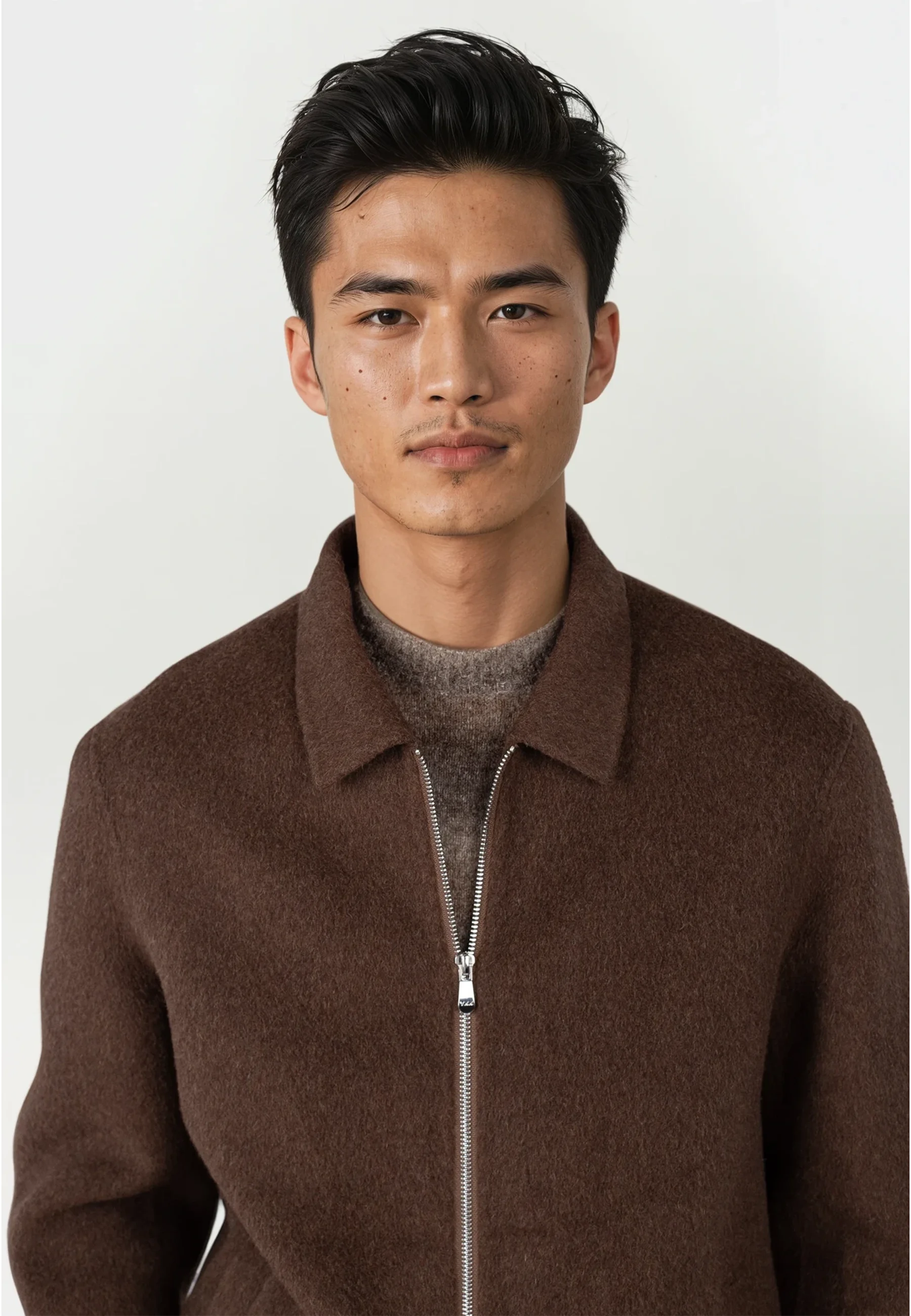 Quinn wool jacket - Brown
