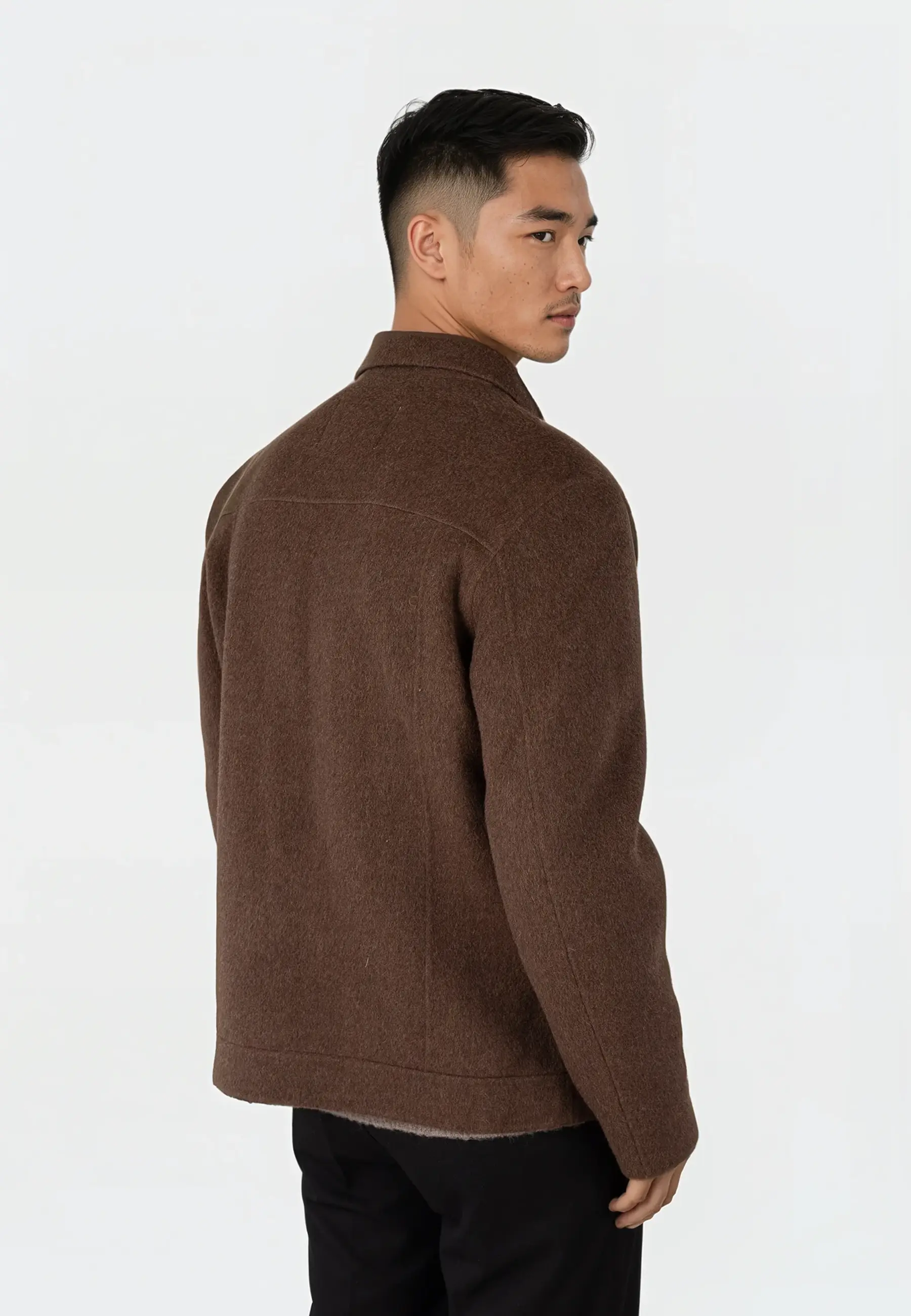 Quinn wool jacket - Brown